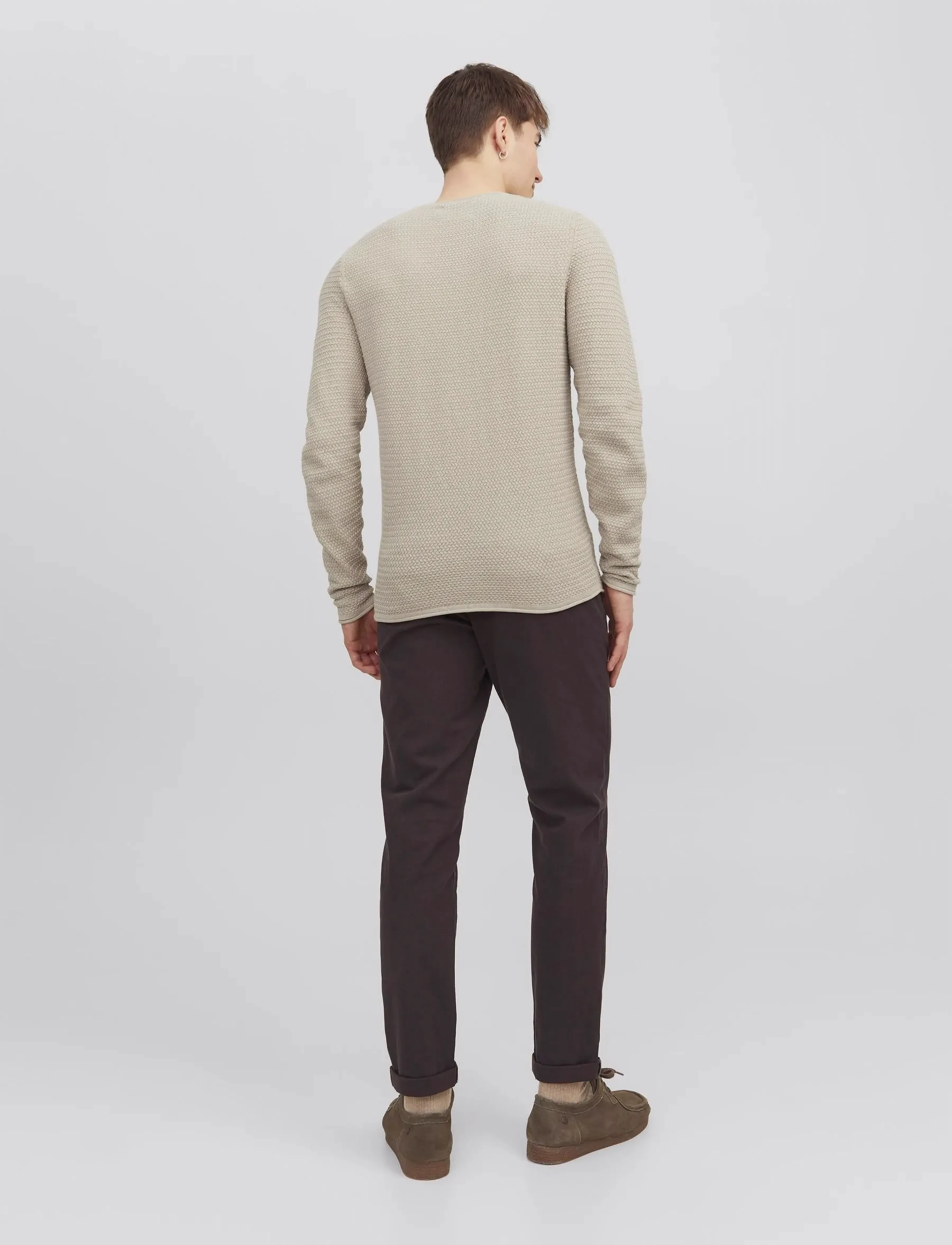 Jack & Jones - JPRBLUMIGUEL KNIT CREW NECK NOOS - rund hals - island fossil - 3