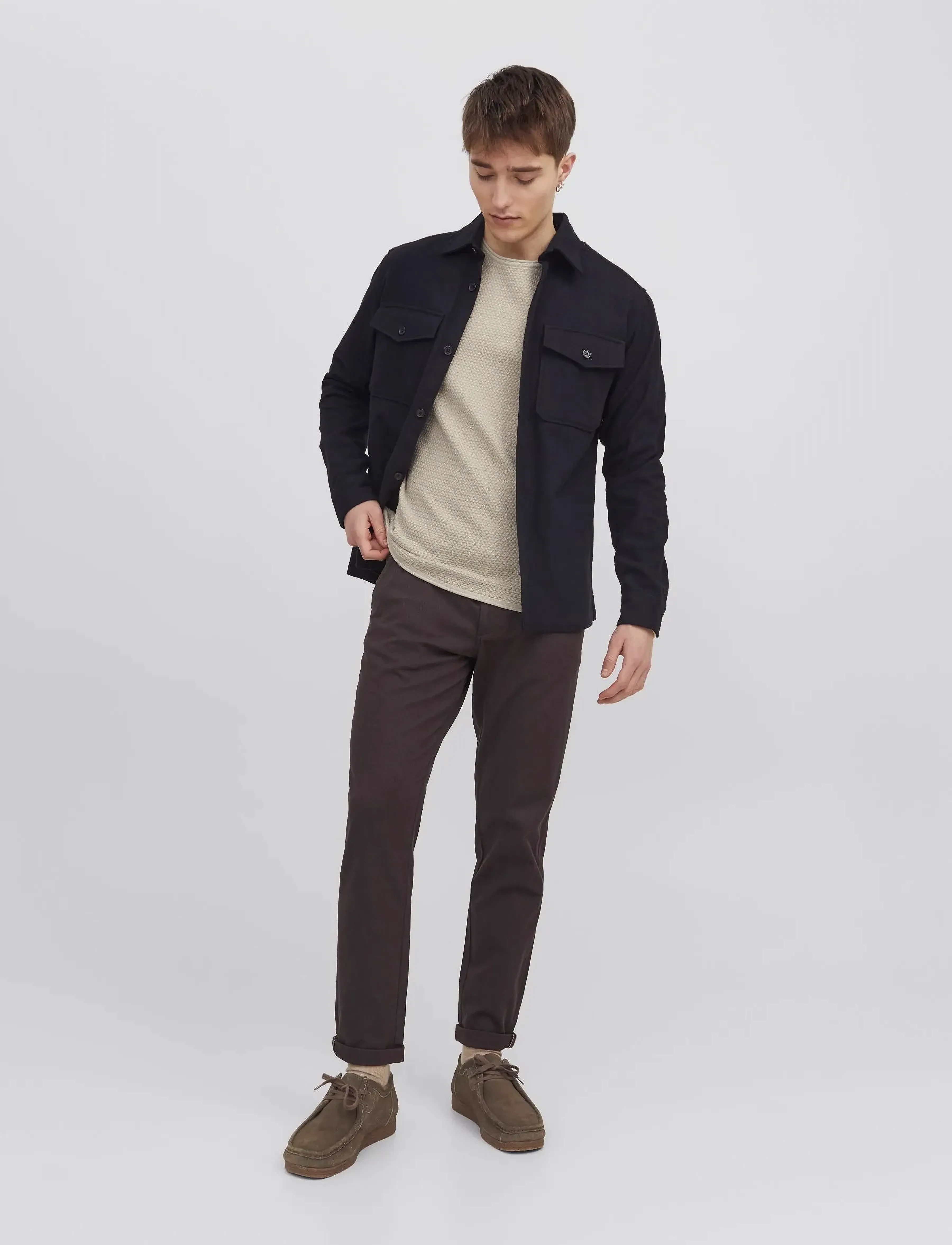 Jack & Jones - JPRBLUMIGUEL KNIT CREW NECK NOOS - rund hals - island fossil - 4