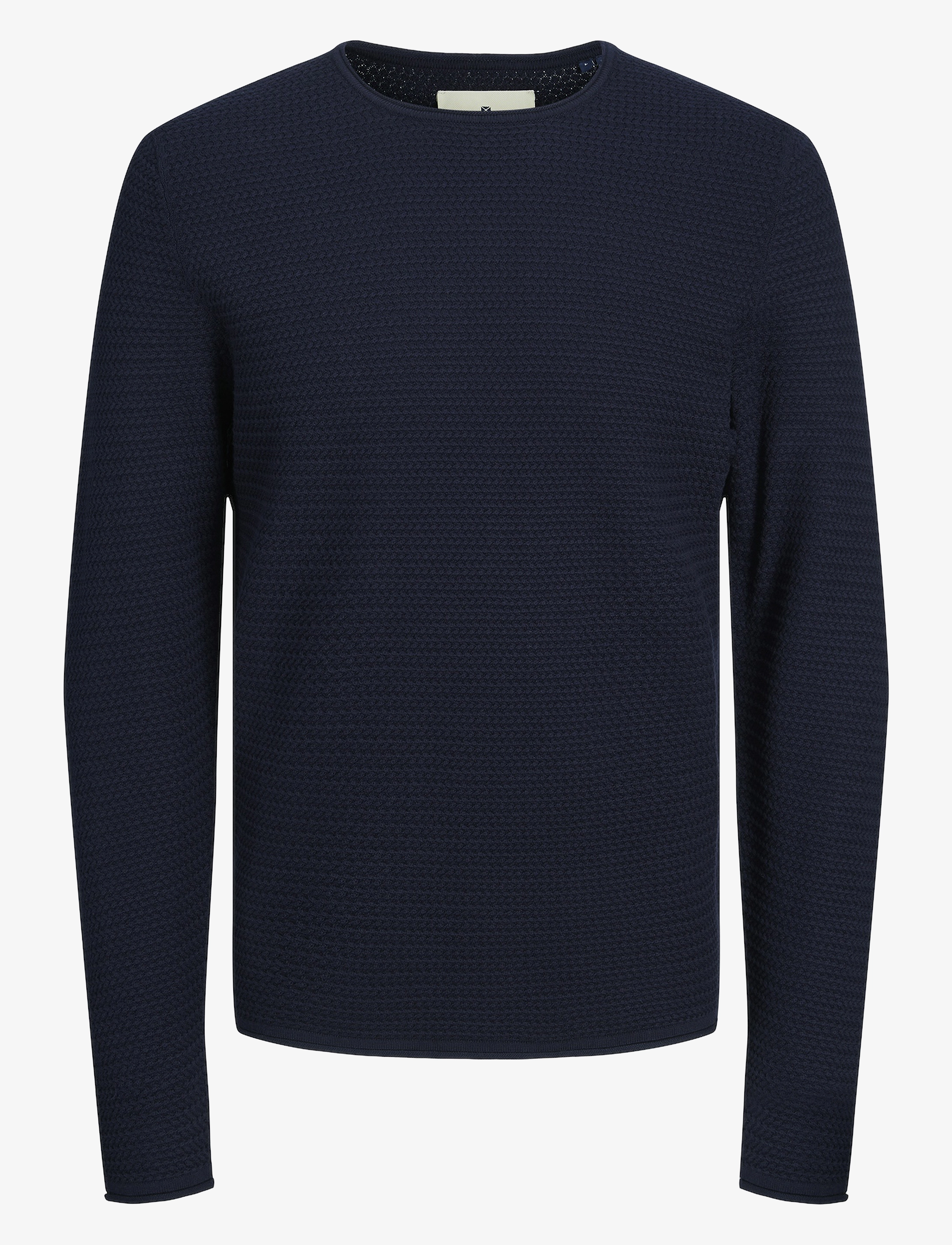 Jack & Jones JPRBLUMIGUEL KNIT CREW NECK NOOS - Basic-Strickmode - MARITIME BLUE / navy
