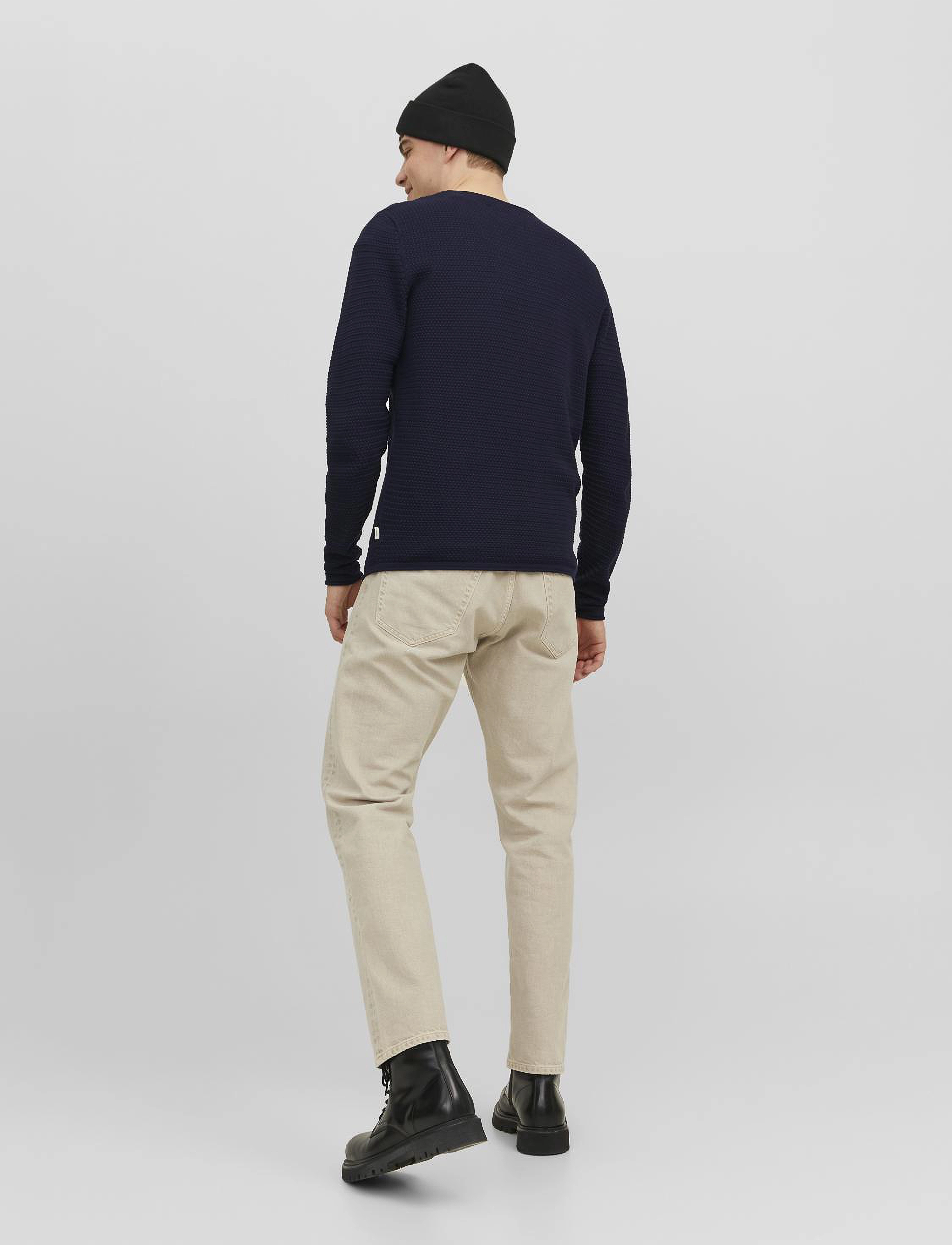 Jack & Jones - JPRBLUMIGUEL KNIT CREW NECK NOOS - rund hals - maritime blue - 3