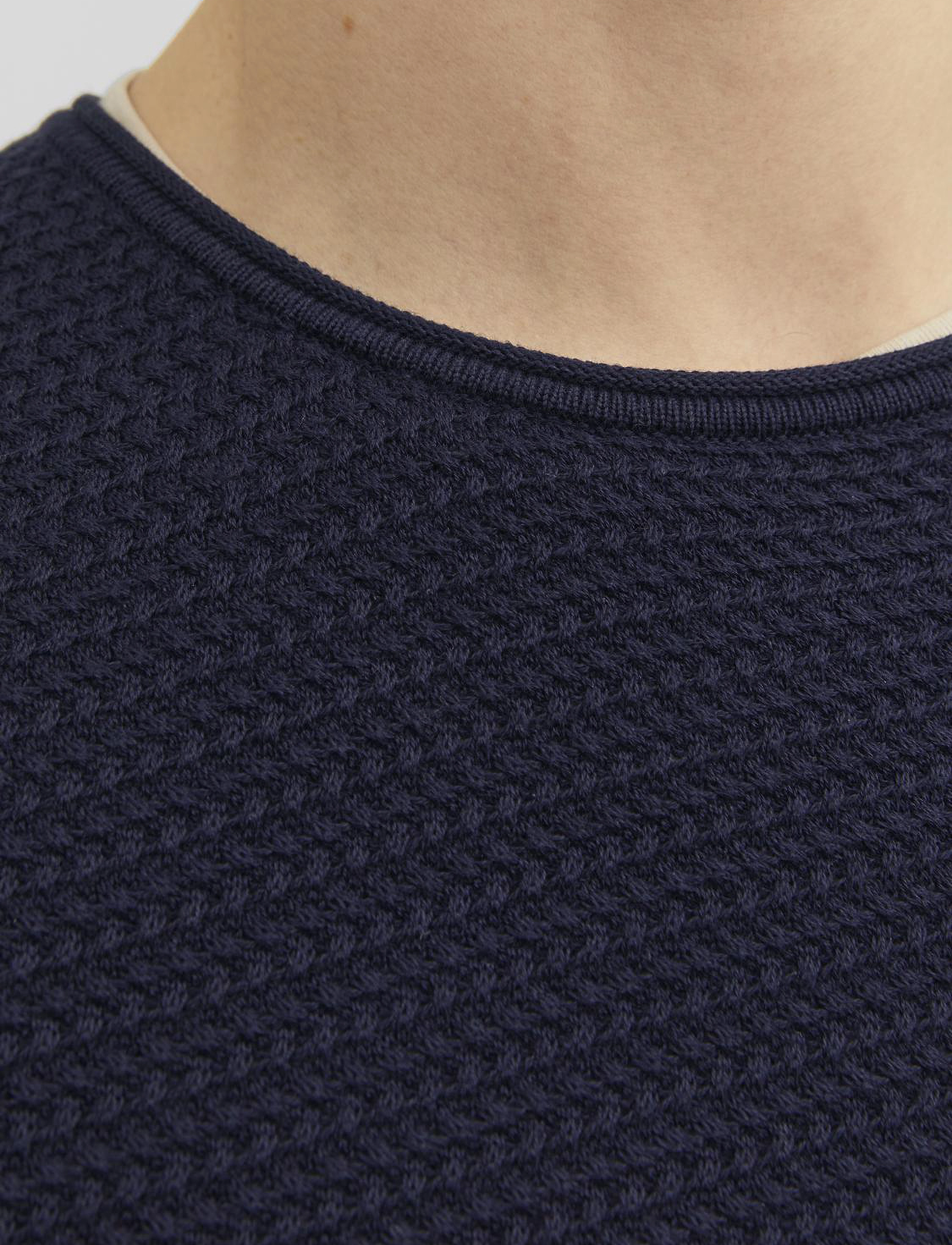 Jack & Jones - JPRBLUMIGUEL KNIT CREW NECK NOOS - rund hals - maritime blue - 4