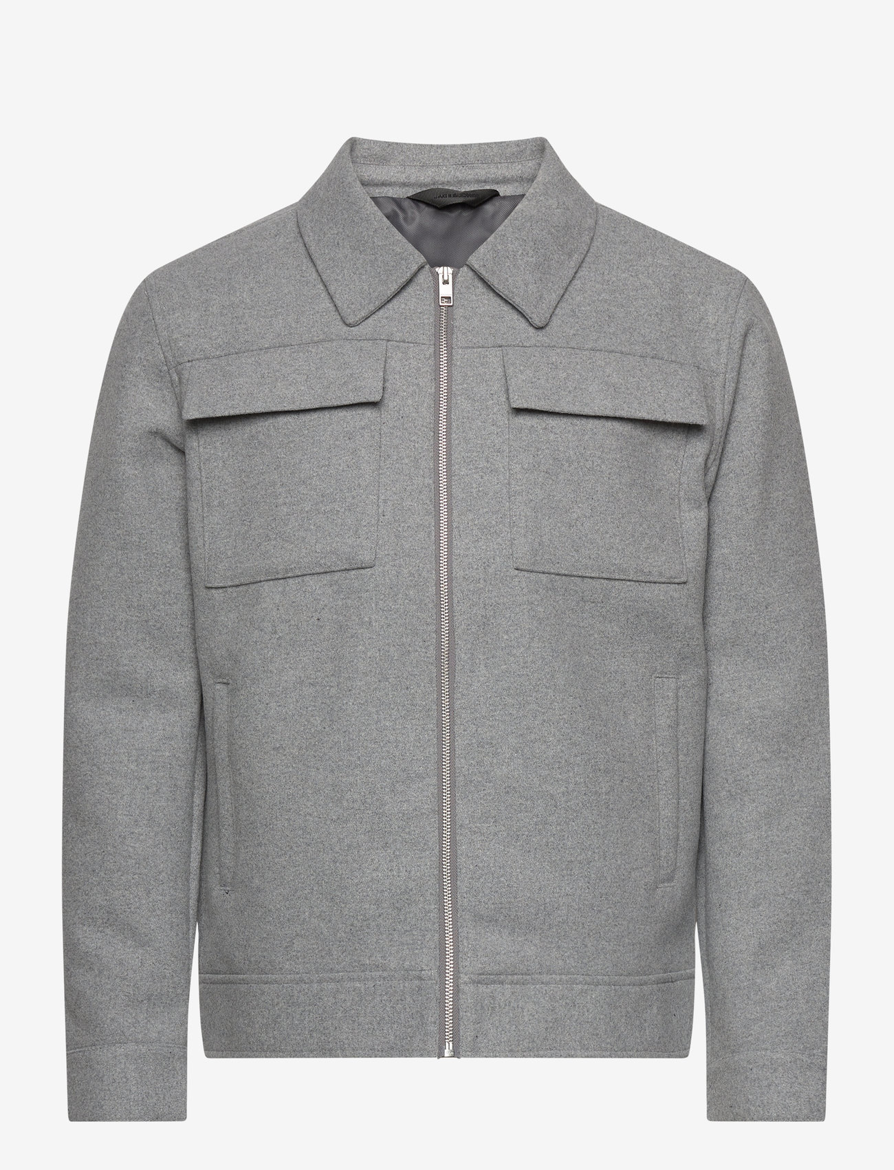 Jack & Jones - JJEMORRISON WOOL JACKET SN - light grey melange - 0
