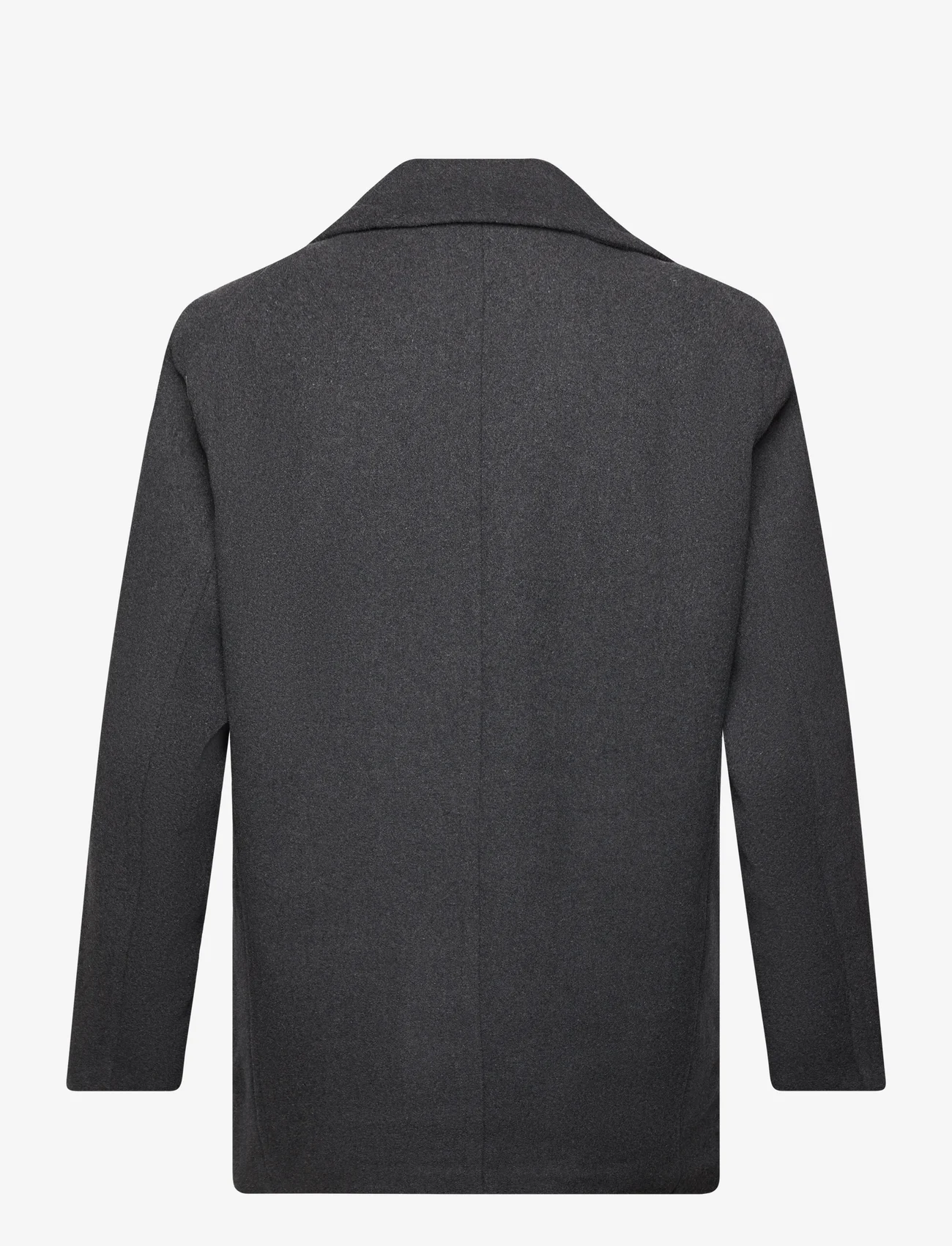 Jack & Jones - JPRBLUCAPTAIN PEACOAT - wool jackets - dark grey melange - 1