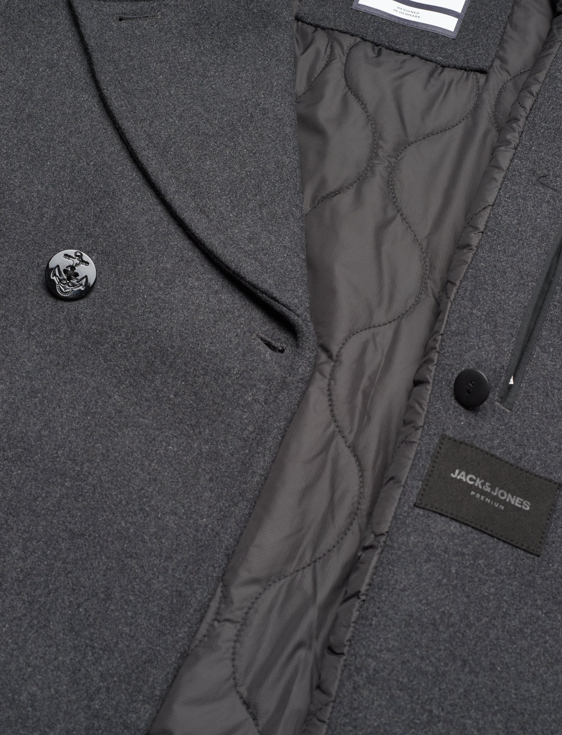 Jack and jones sales peacoat