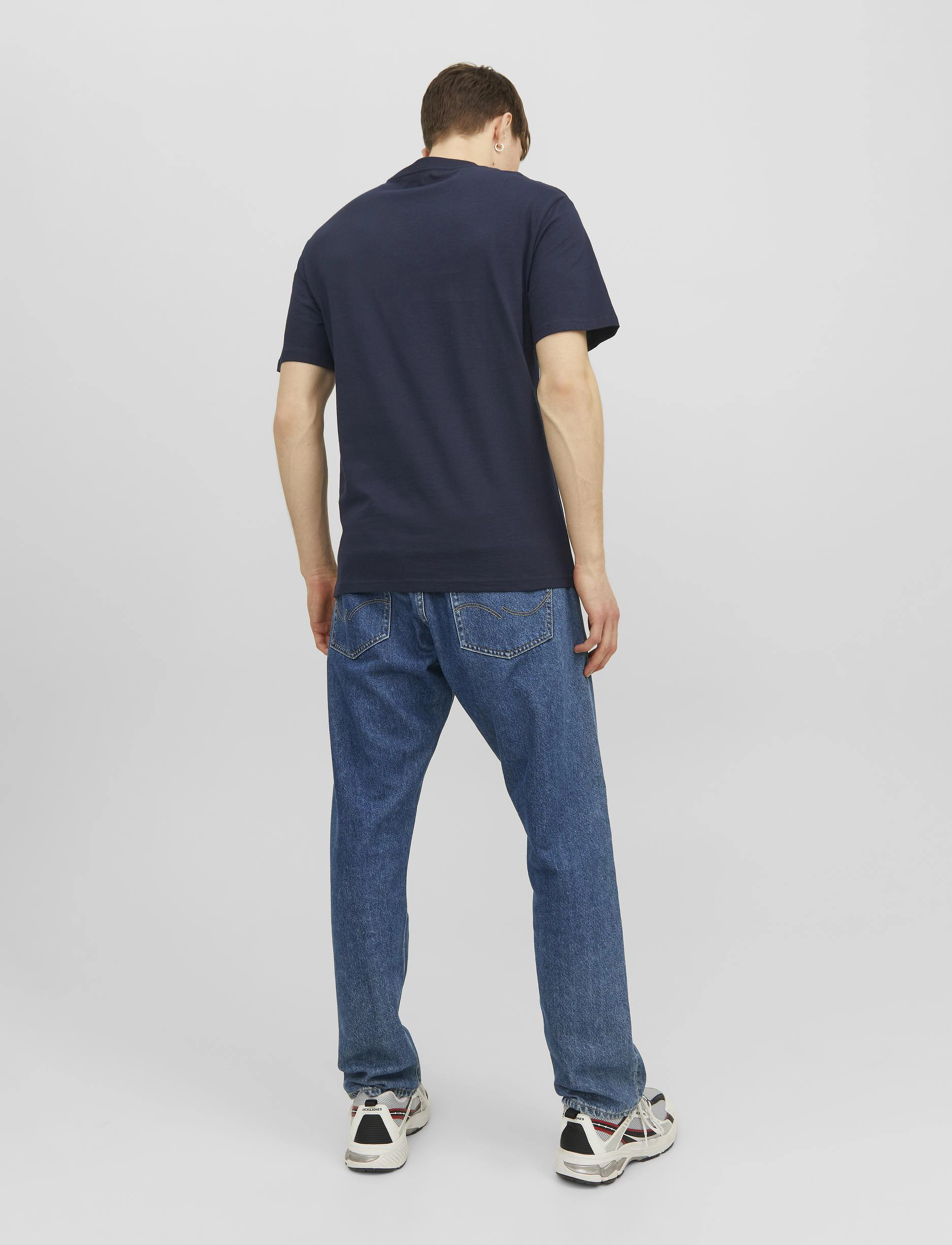 Jack & Jones - JORVESTERBRO TEE SS CREW NECK NOOS - navy blazer - 3