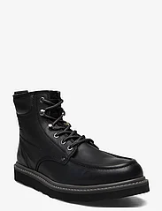Jack & Jones - JFWALDGATE MOC LEATHER BOOT SN - winter boots - anthracite - 0