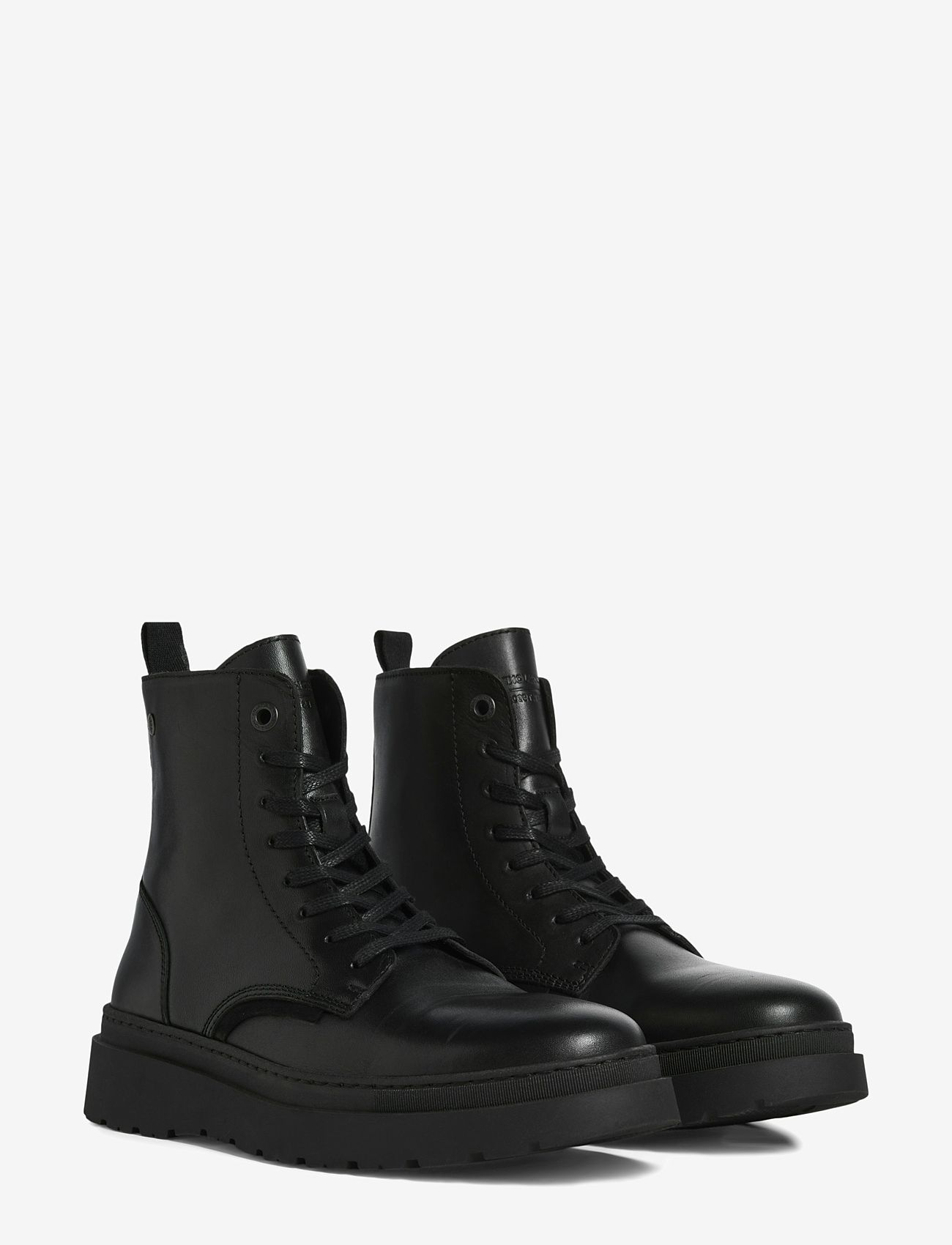 Jack & Jones - JFWADAM LEATHER BOOT - anthracite - 0