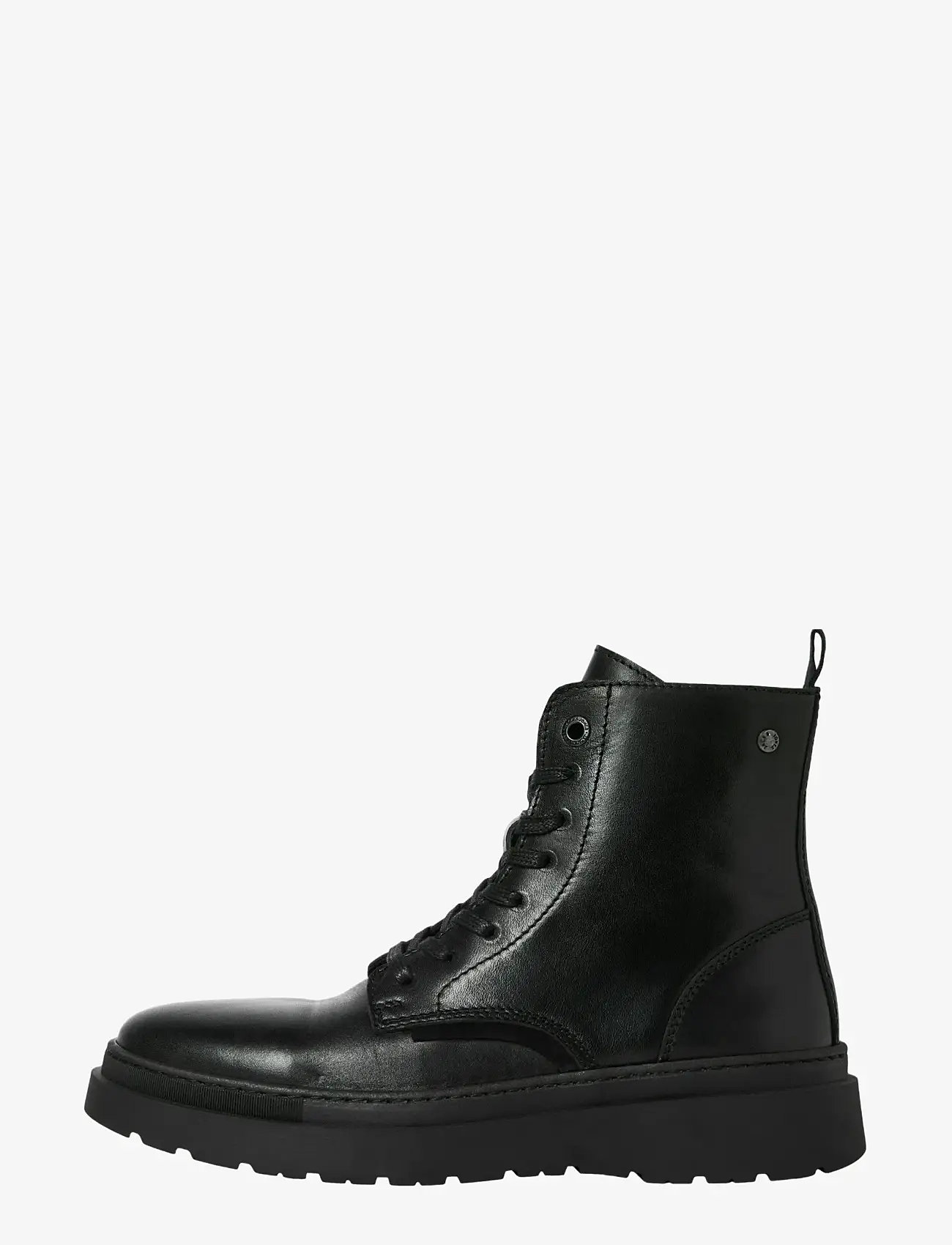Jack & Jones - JFWADAM LEATHER BOOT - anthracite - 1