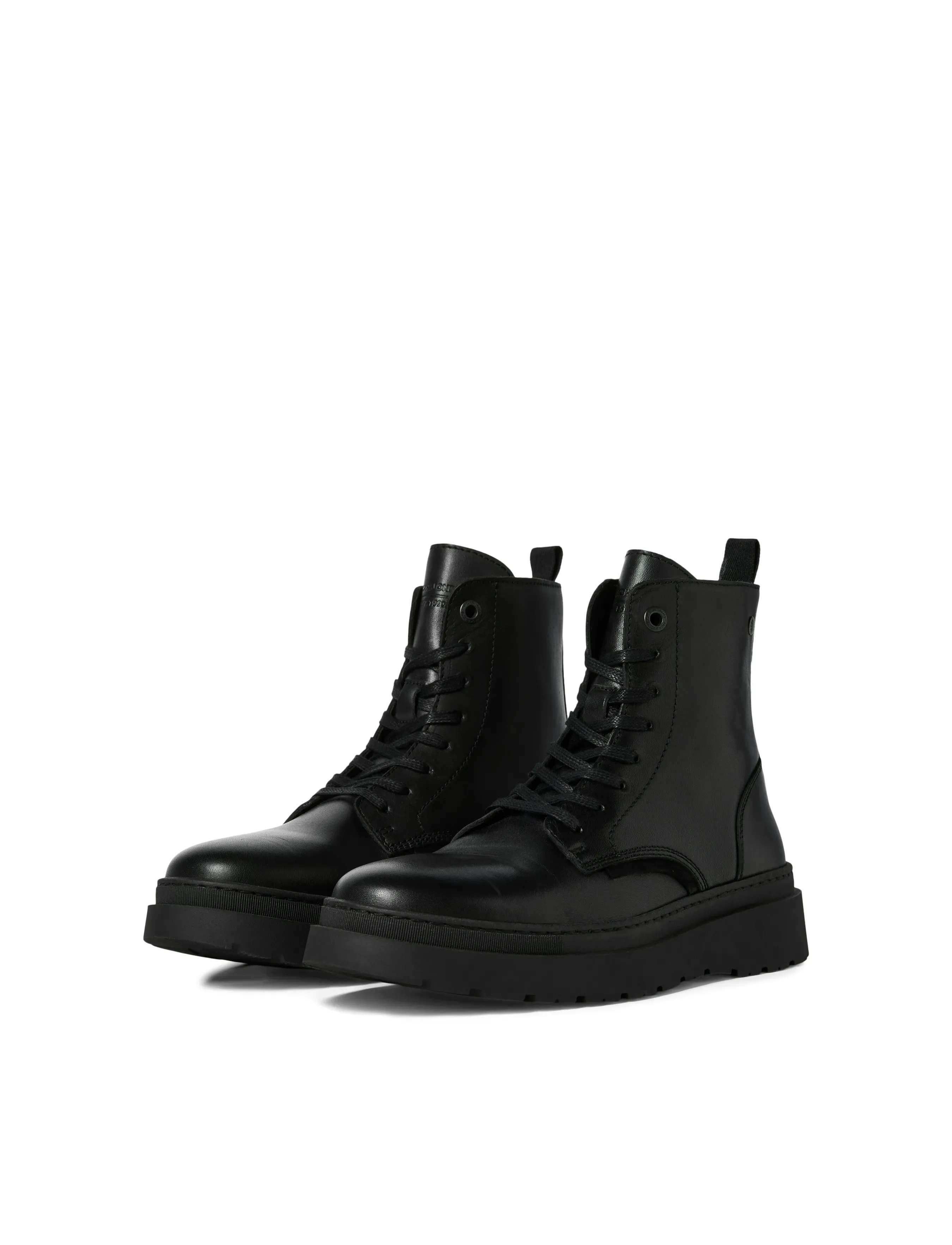 Jack & Jones - JFWADAM LEATHER BOOT - anthracite - 2