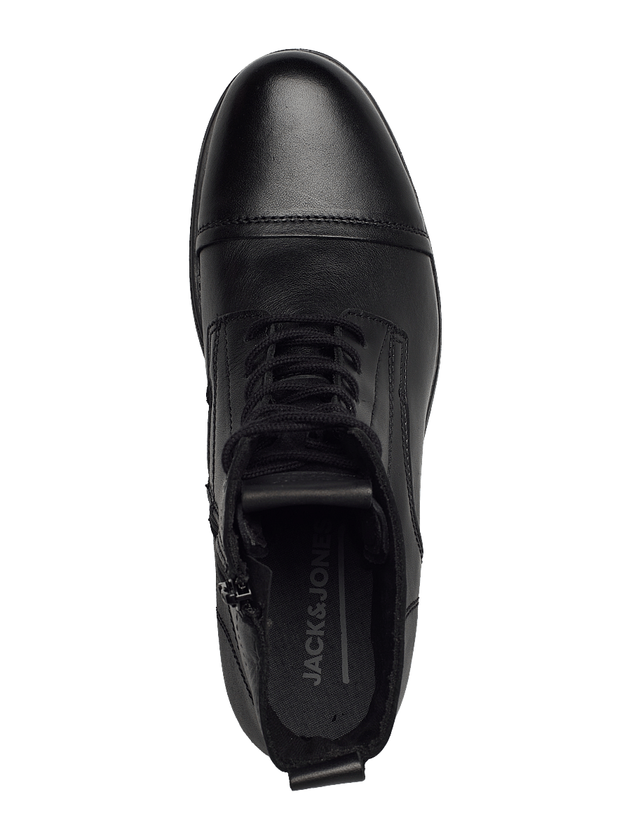 Jack & Jones - JFWSHAUN LEATHER BOOT SN - winterstiefel - anthracite - 4