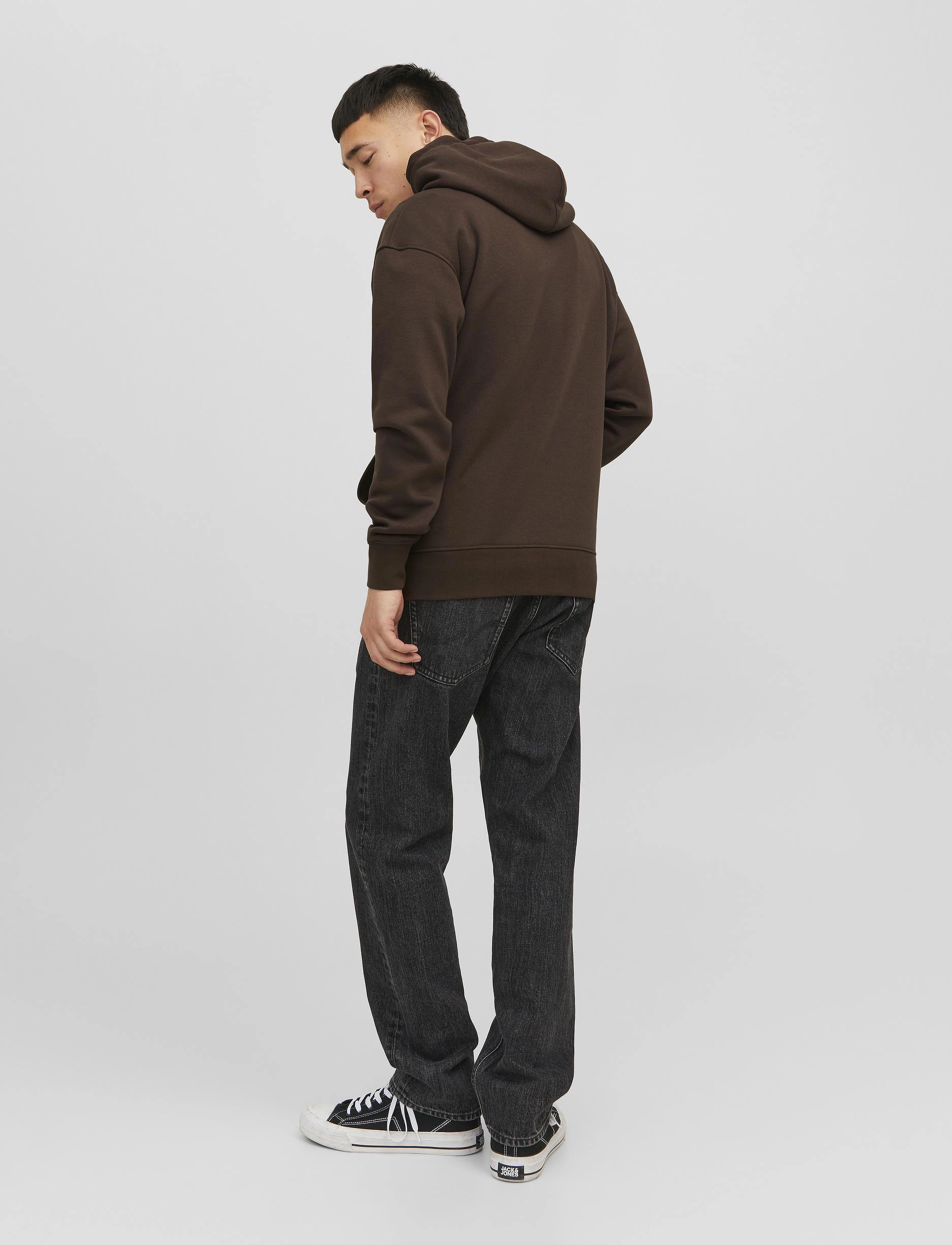 Jack & Jones - JORVESTERBRO SWEAT HOOD NOOS - chocolate brown - 3