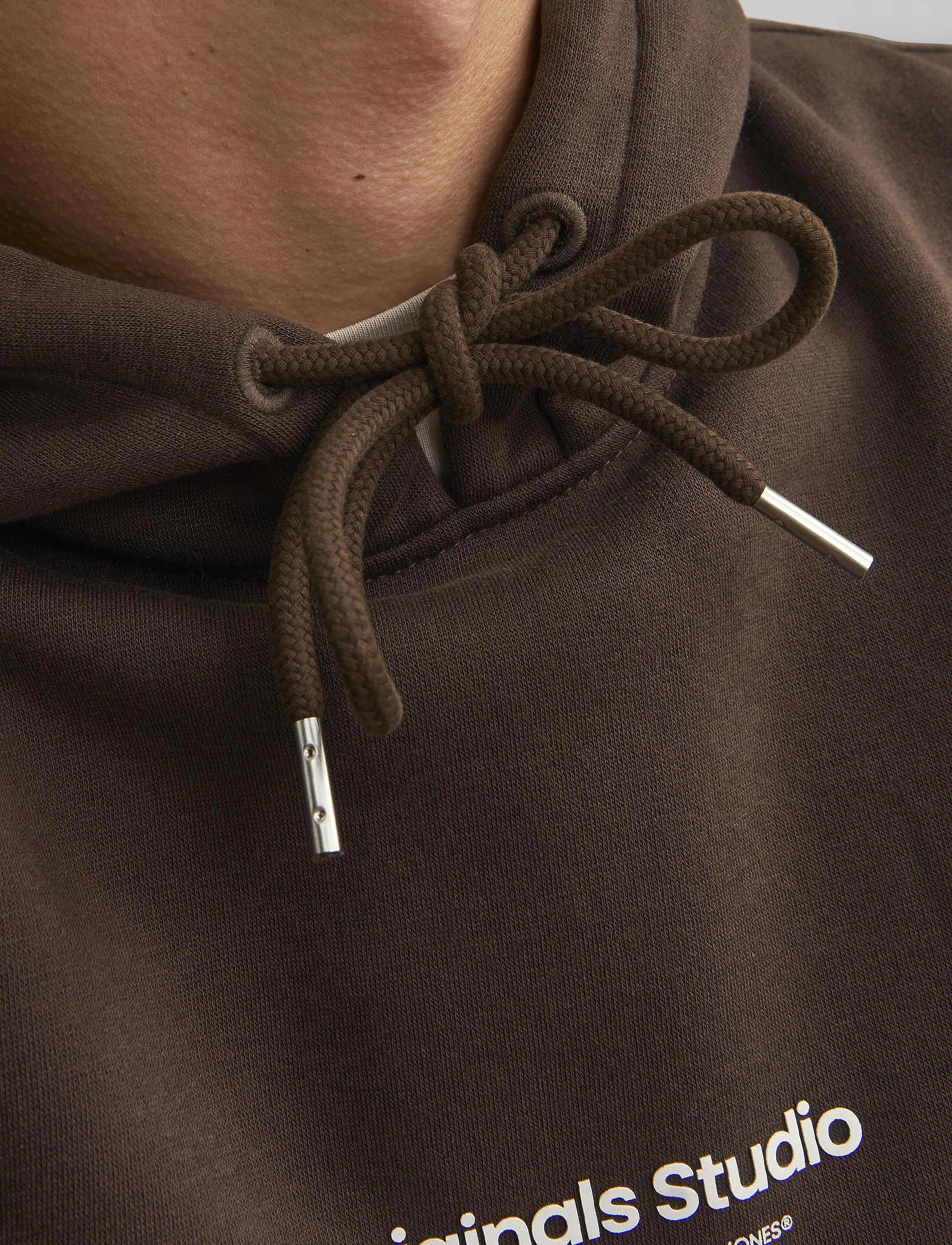 Jack & Jones - JORVESTERBRO SWEAT HOOD NOOS - chocolate brown - 4