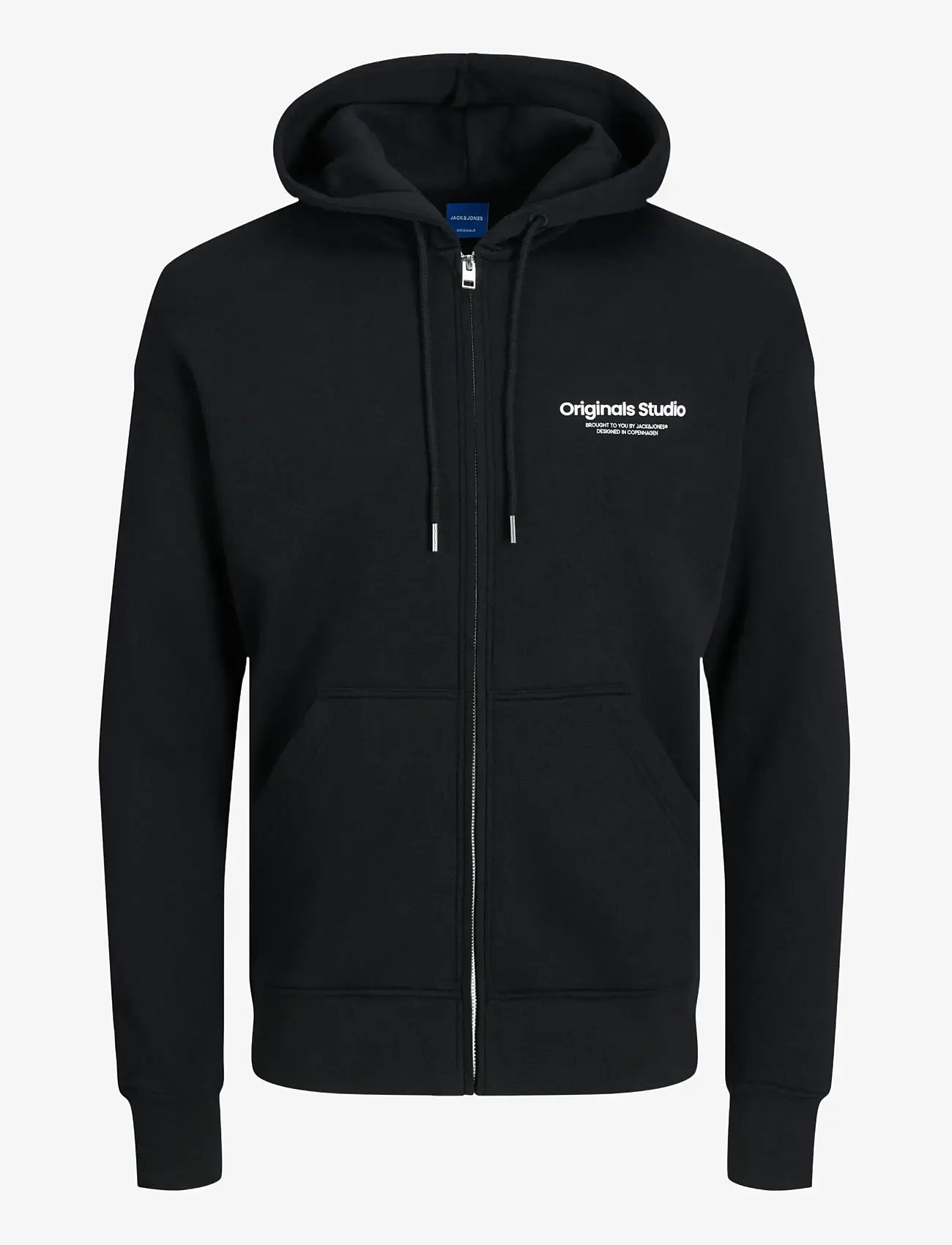 Jack & Jones - JORVESTERBRO SWEAT ZIP HOOD NOOS - hoodies - black - 1