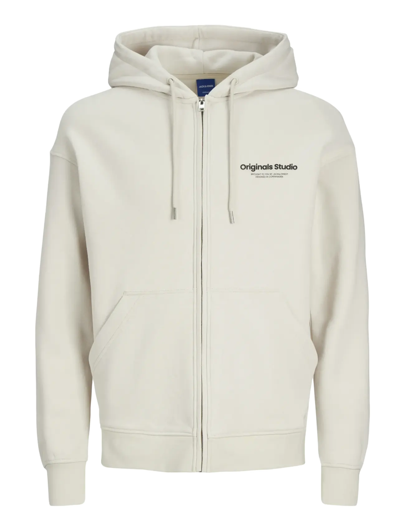 JORVESTERBRO SWEAT ZIP HOOD NOOS - MOONBEAM