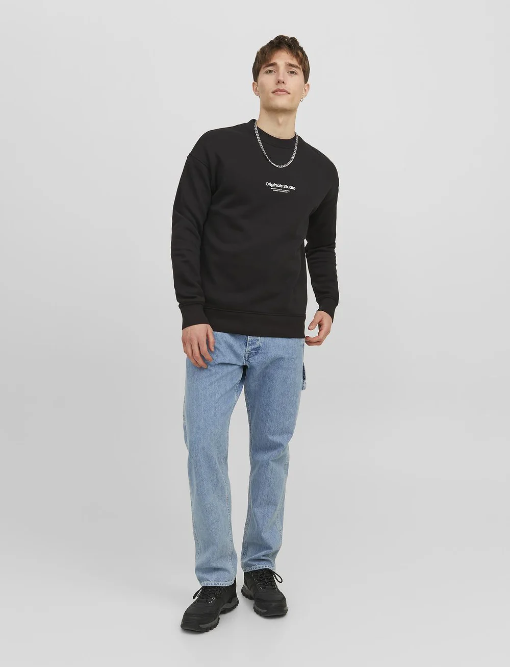 Jack & Jones - JORVESTERBRO SWEAT CREW NECK NOOS - kollektsioonid - black - 4