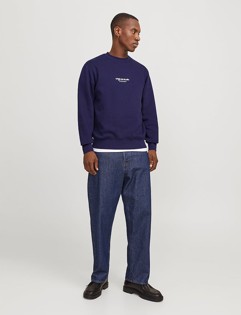 Jack & Jones - JORVESTERBRO SWEAT CREW NECK NOOS - kollektionen - ocean cavern - 0