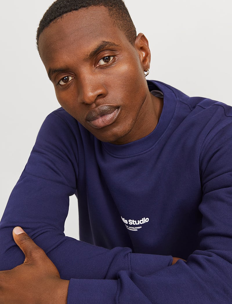 Jack & Jones - JORVESTERBRO SWEAT CREW NECK NOOS - kollektionen - ocean cavern - 3