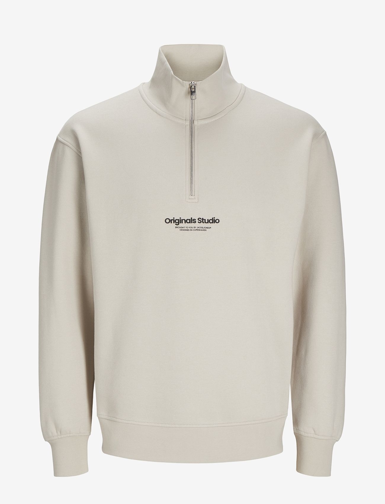 Jack & Jones - JORVESTERBRO SWEAT QUARTER ZIP HN SN - urlaubsfavoriten - moonbeam - 1