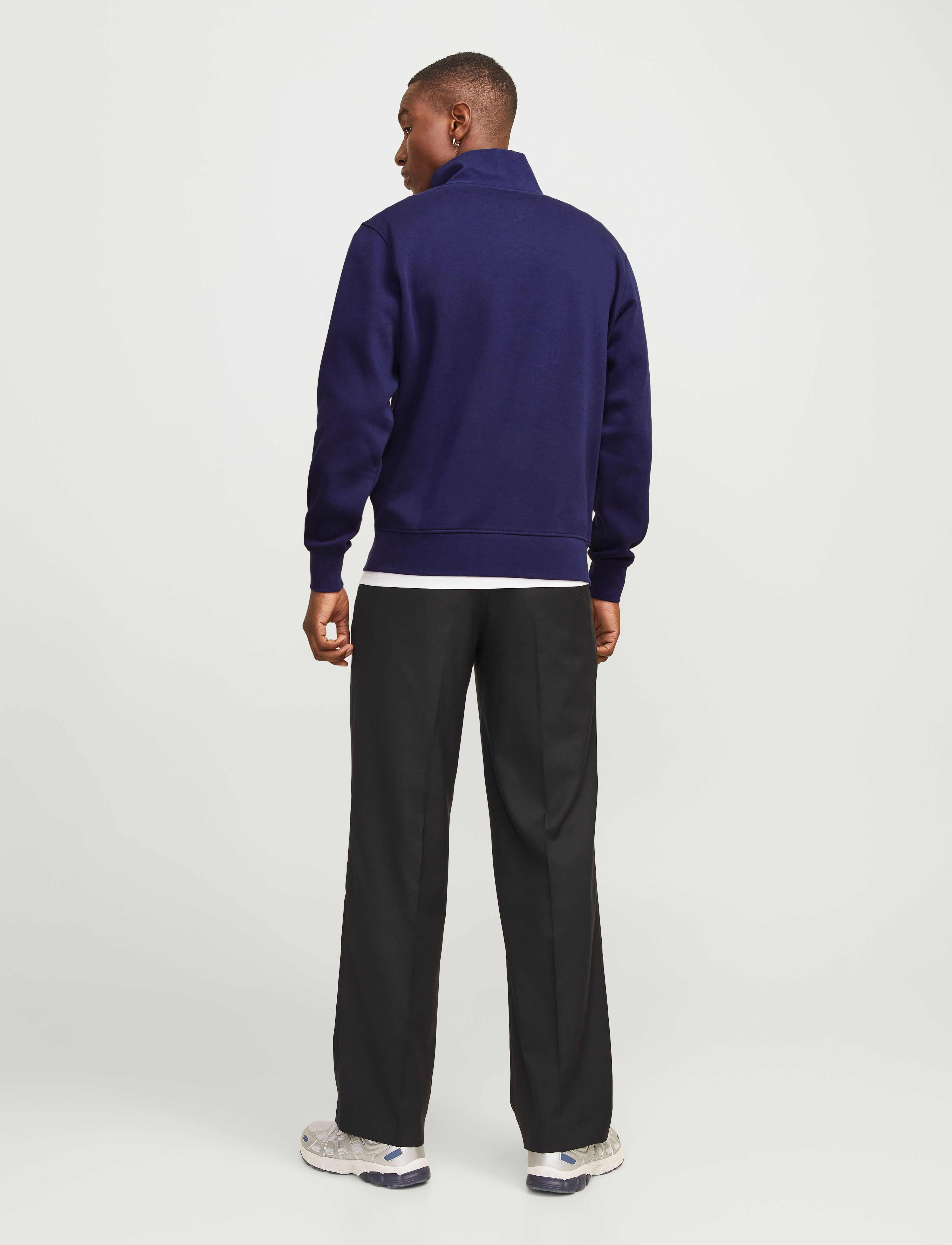 Jack & Jones - JORVESTERBRO SWEAT QUARTER ZIP HN SN - urlaubsfavoriten - ocean cavern - 2