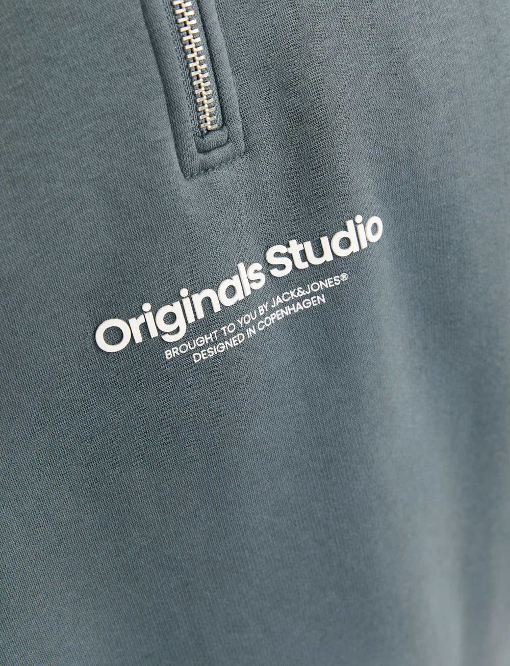 Jack & Jones - JORVESTERBRO SWEAT QUARTER ZIP HN NOOS - kollektsioonid - stormy weather - 3