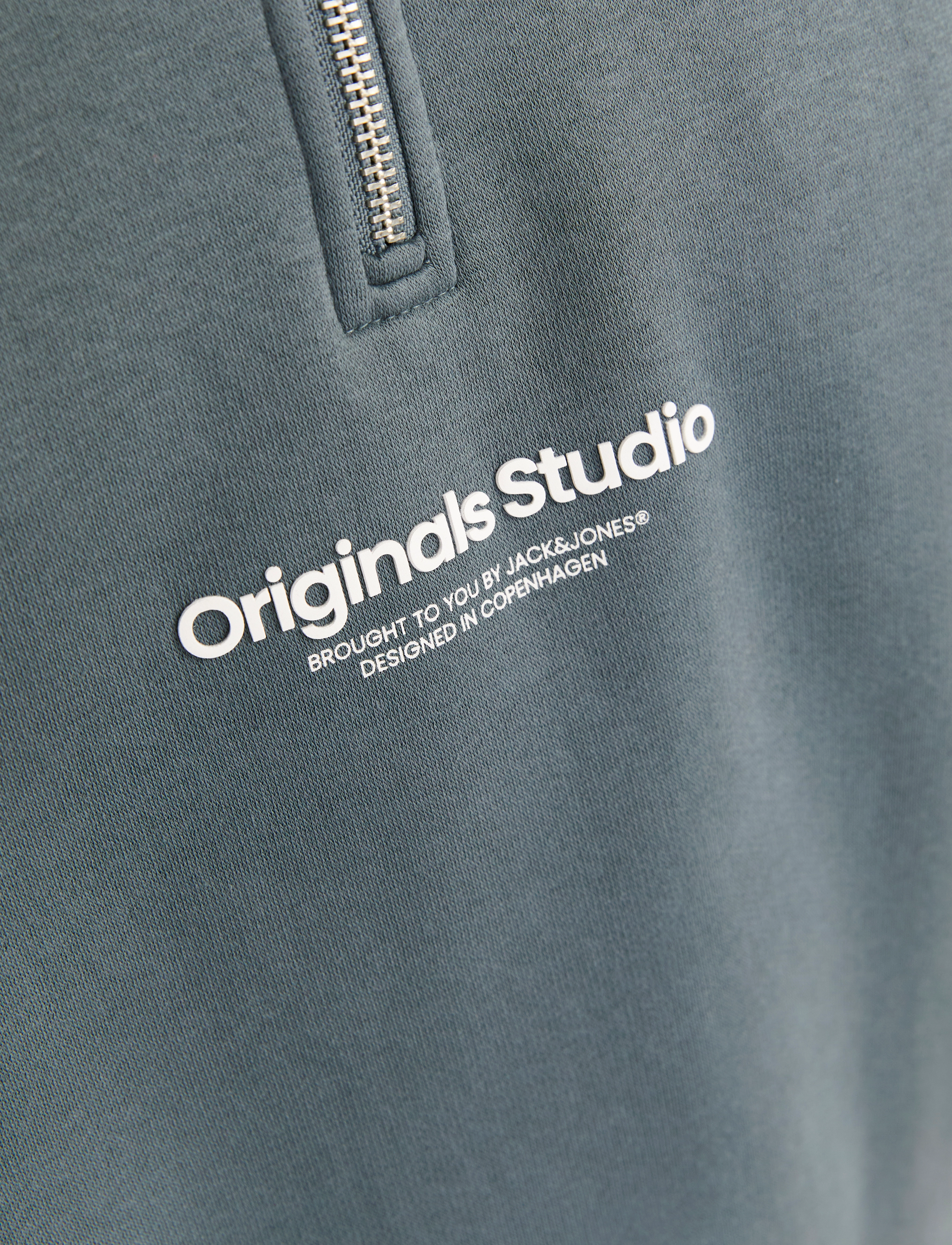 Jack & Jones - JORVESTERBRO SWEAT QUARTER ZIP HN SN - puhkuse põhitooted - stormy weather - 3