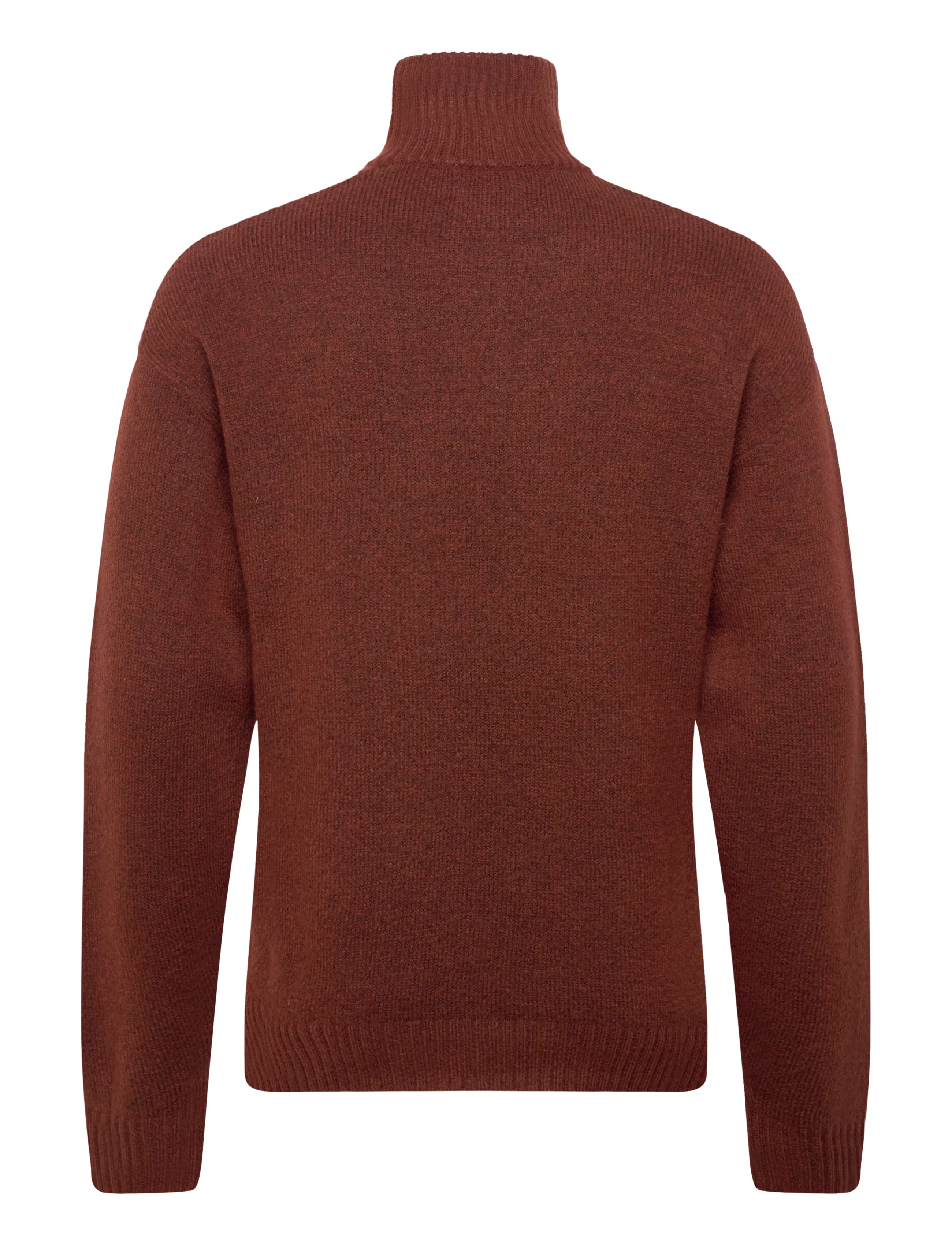 Jack & Jones - JOROLLIE KNIT HALF ZIP SN - džemperi ar daļēju rāvējslēdzēja aizdari - brandy brown - 1