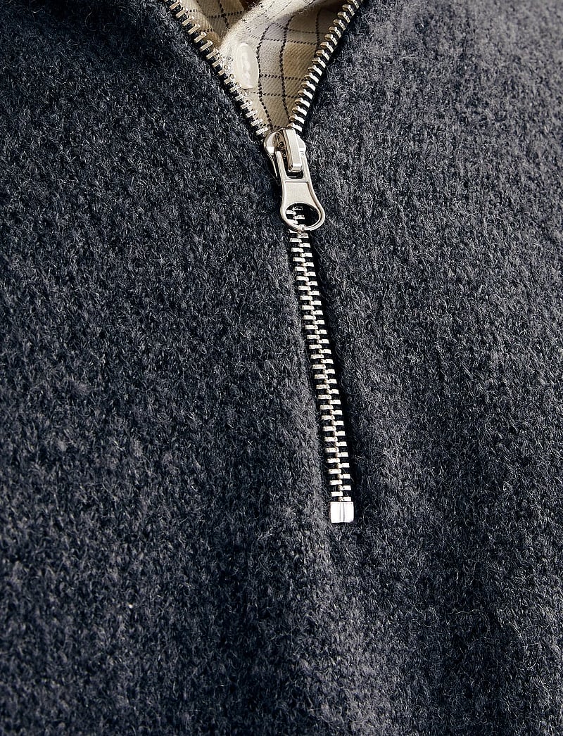 Jack & Jones - JOROLLIE KNIT HALF ZIP SN - pullover mit halbem reißverschluss - iron gate - 4