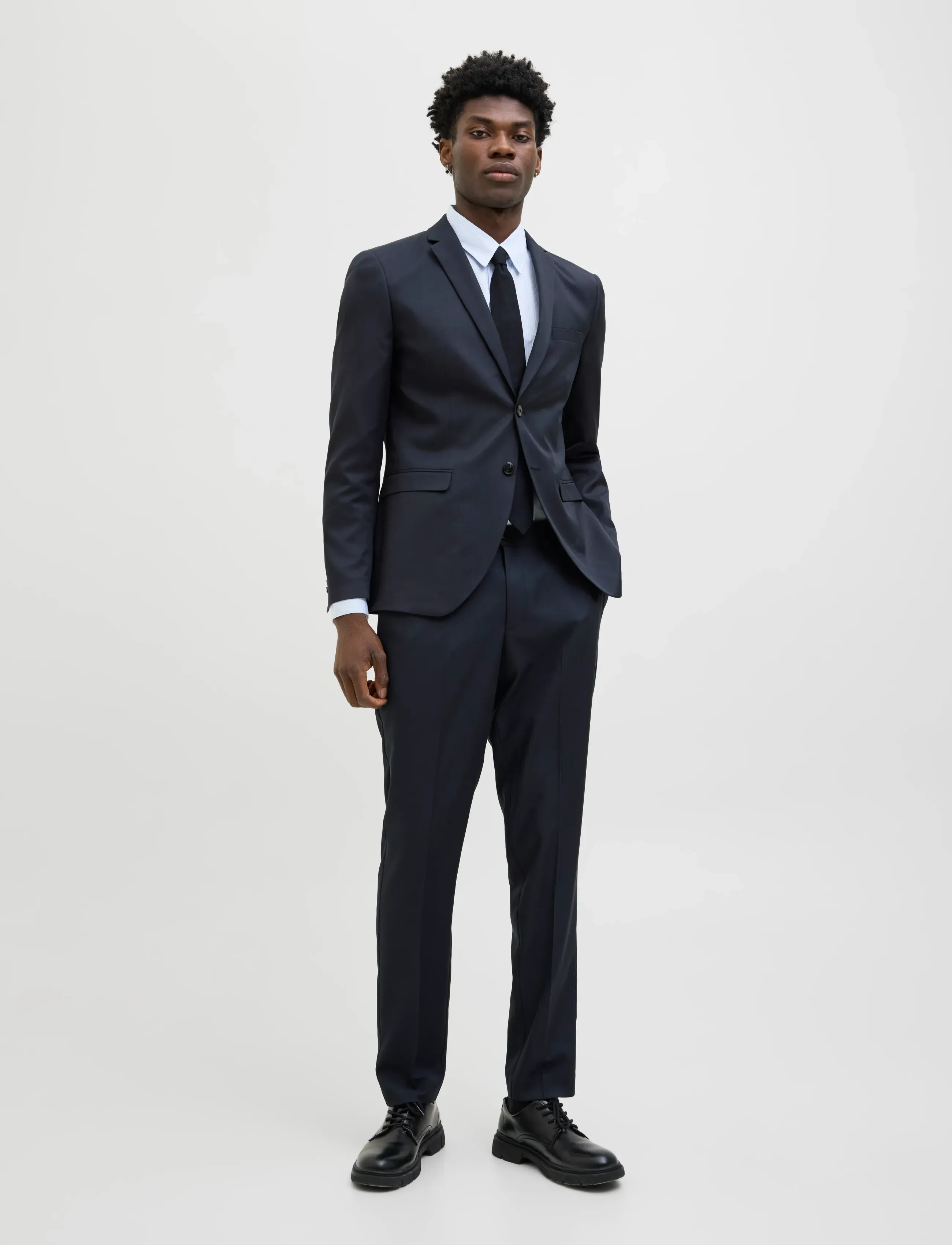 Jack & Jones - JPRCOSTA SUIT - Ühe rinnatisega pintsakud - dark navy - 4