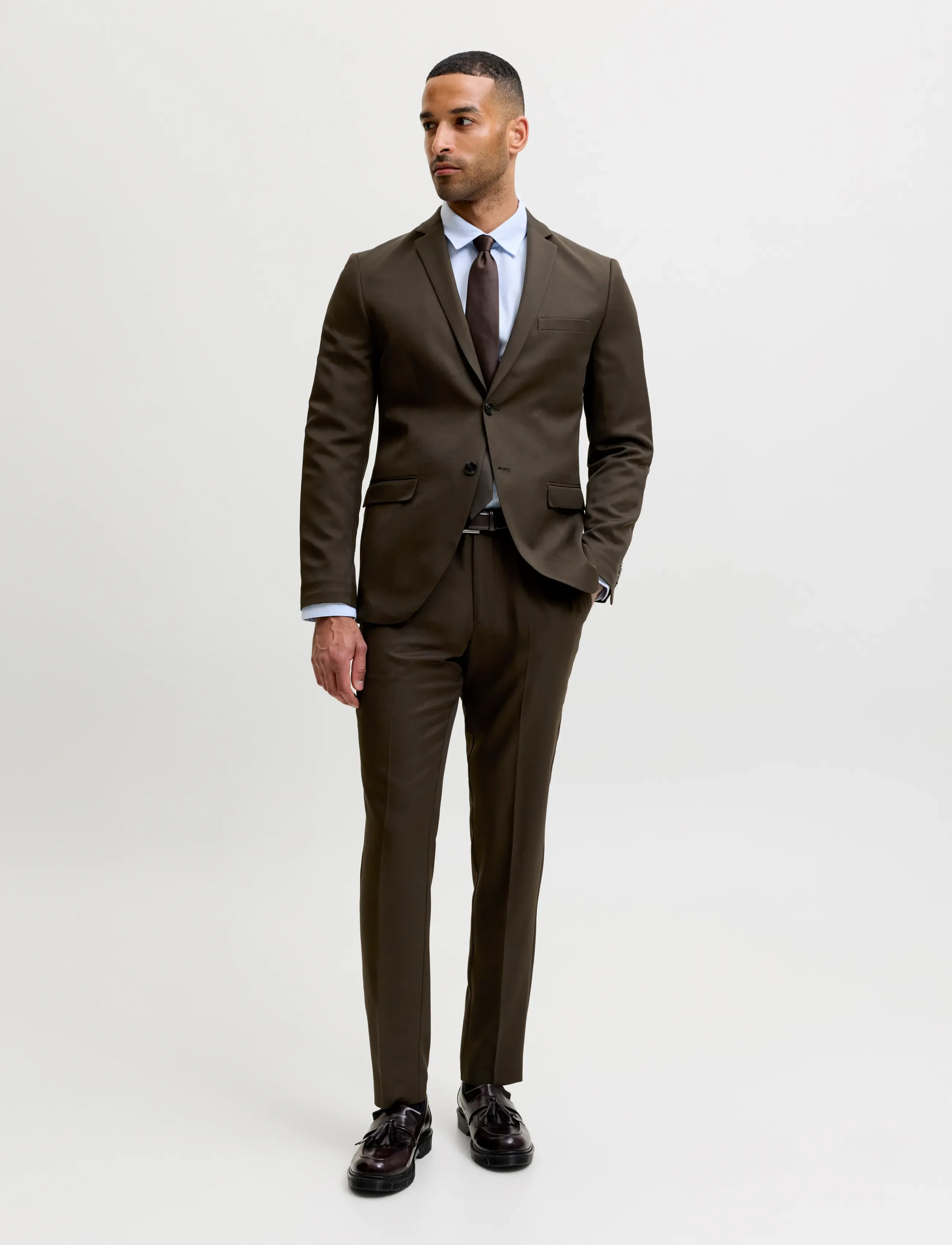 Jack & Jones Jprcosta Suit, 48, Suits Blazer, Braun - Suits, Männerswear