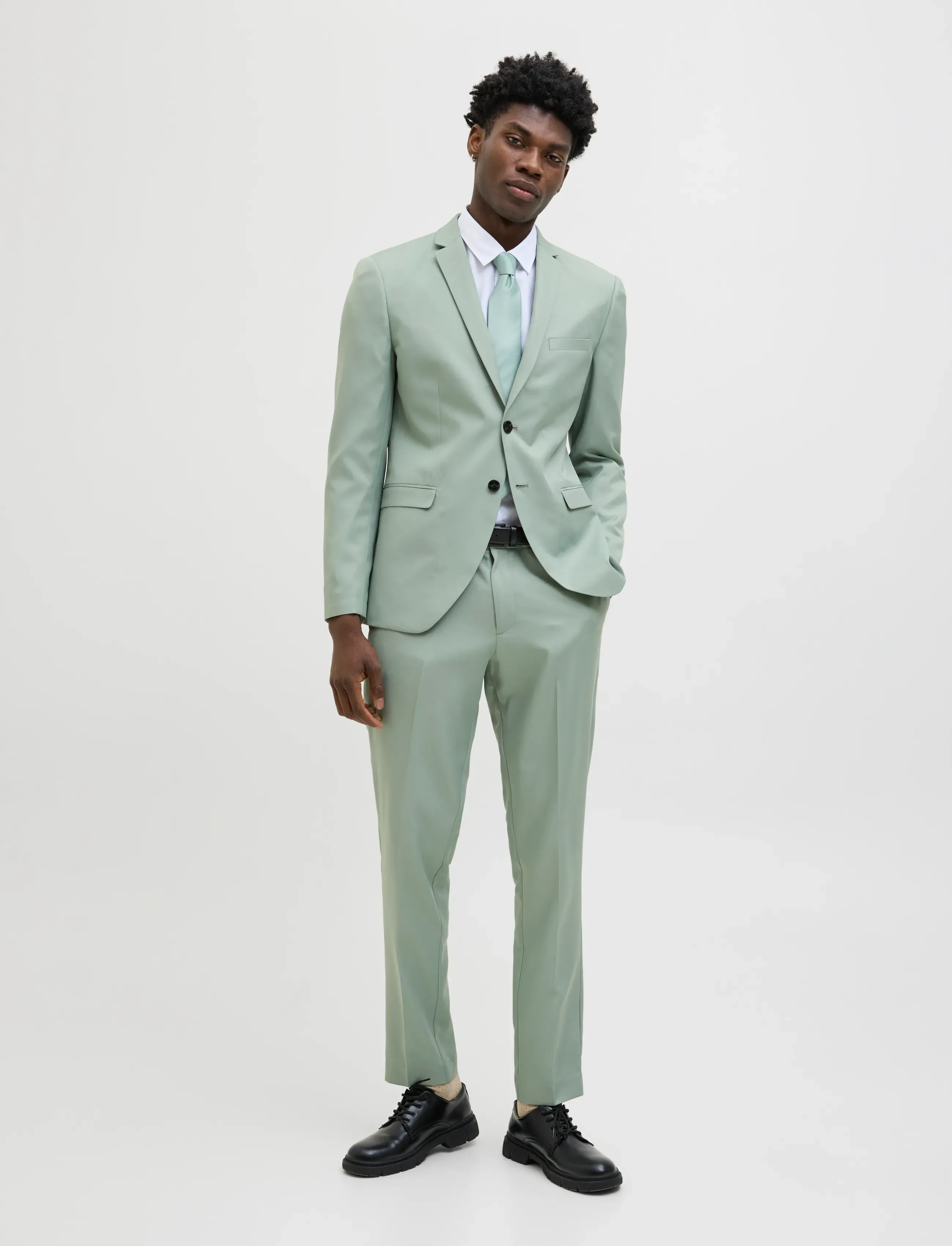 Jack & Jones - JPRCOSTA SUIT - einreiher - iceberg green - 4