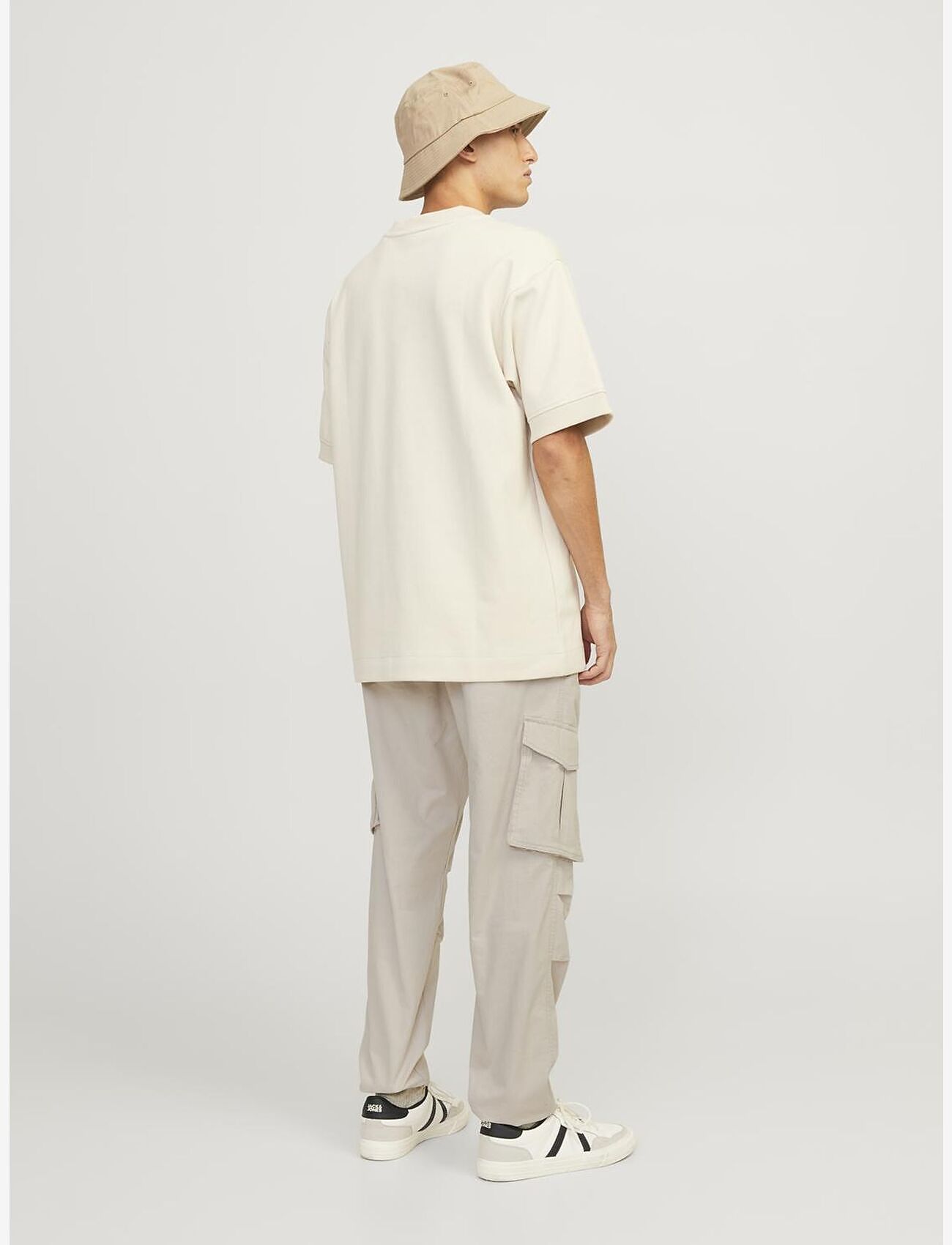 Jack & Jones - JPSTKANE NOAH CUFFED CARGO NOOS - cargobyxor - silver cloud - 3