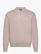 JORRAY KNIT LS POLO - ATMOSPHERE
