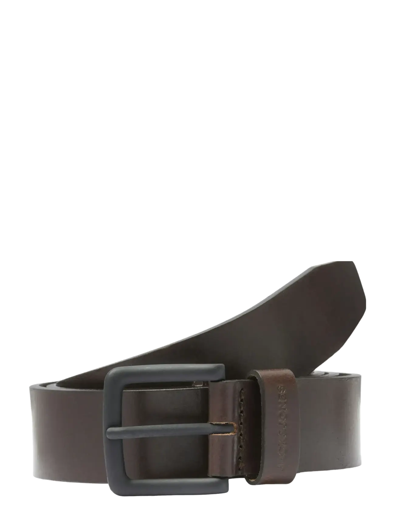 Jack & Jones JACROMA LEATHER BELT NOOS - Accessories - BLACK COFFEE / brown