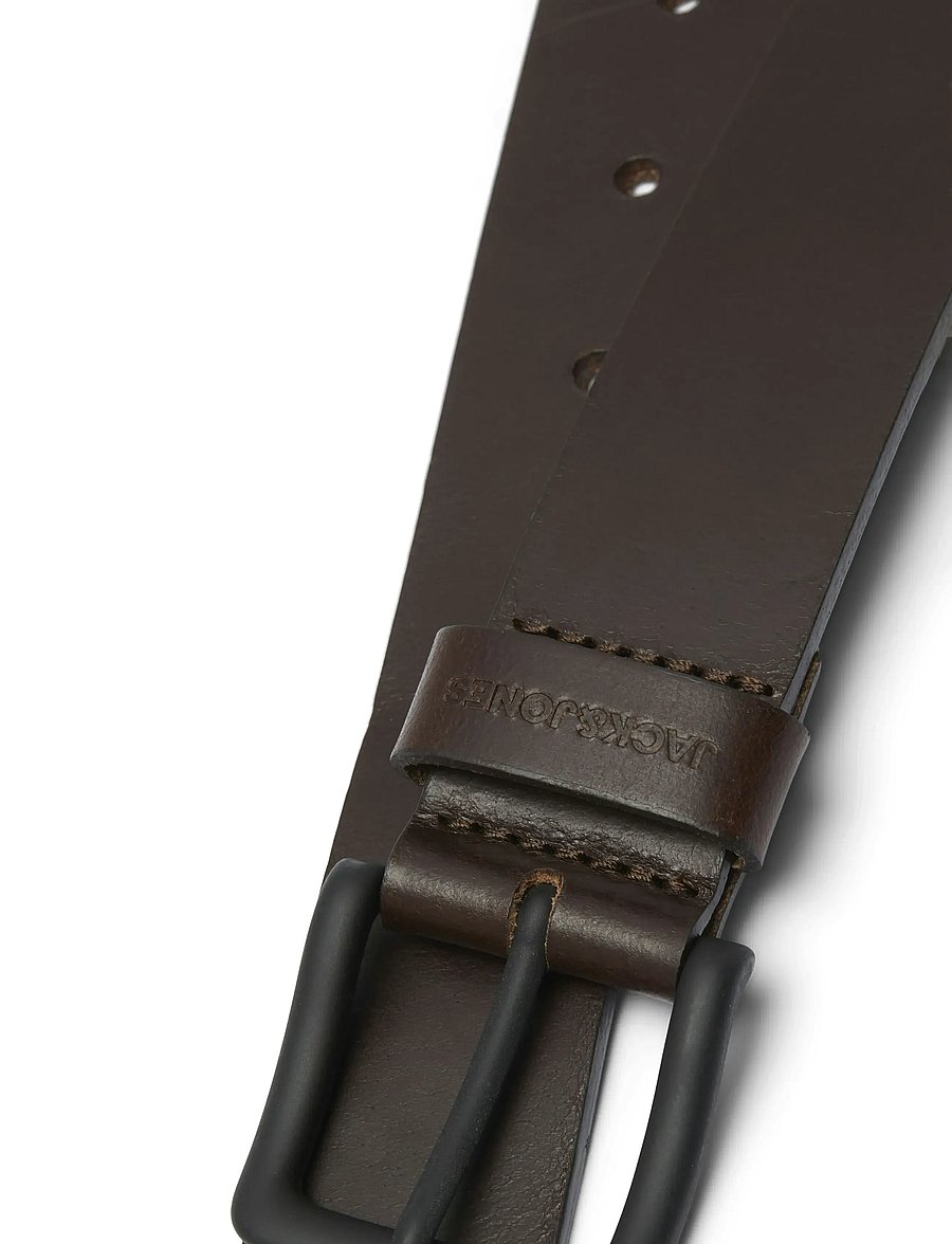 Jack & Jones - JACROMA LEATHER BELT NOOS - klassisch gürtel - black coffee - 3