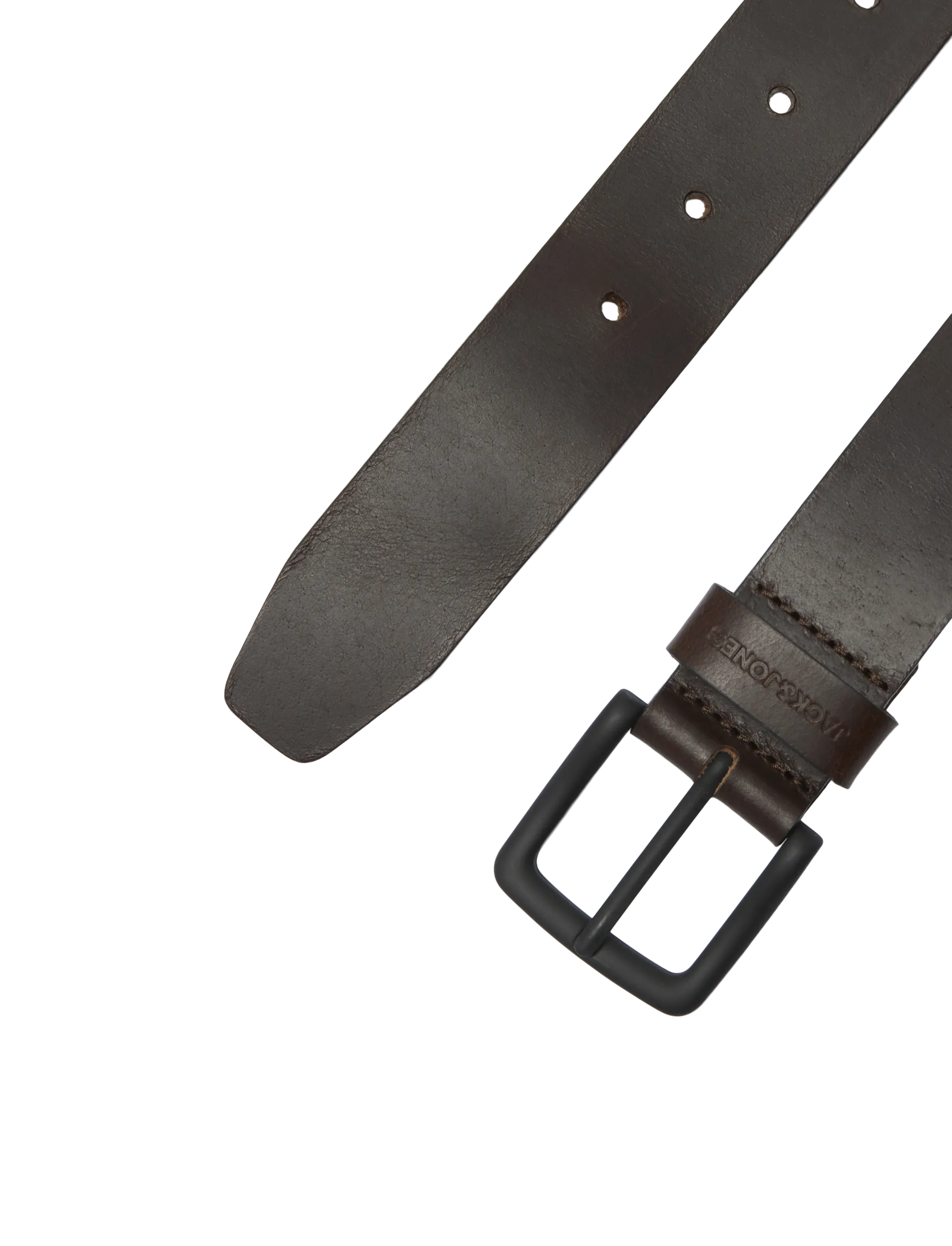 Jack & Jones - JACROMA LEATHER BELT NOOS - klassiske bælter - black coffee - 4