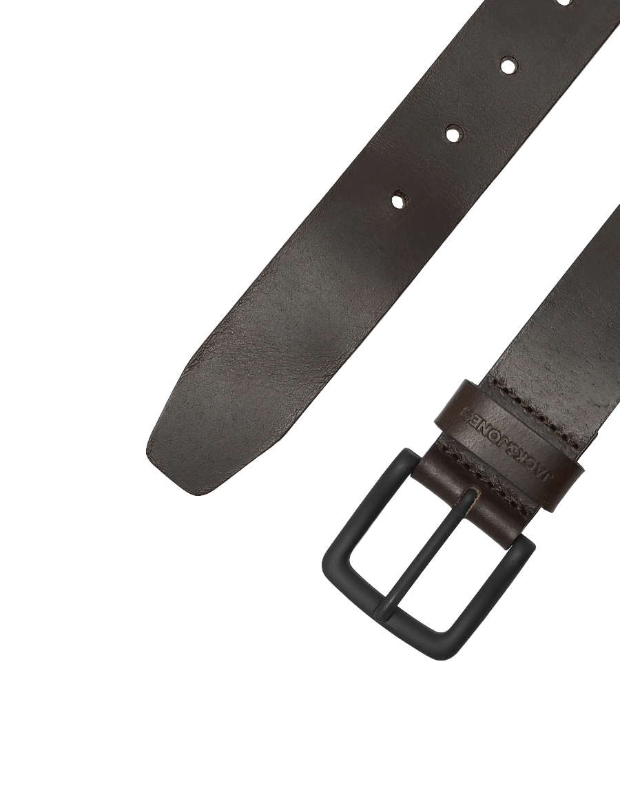 Jack & Jones - JACROMA LEATHER BELT NOOS - klassisch gürtel - black coffee - 4