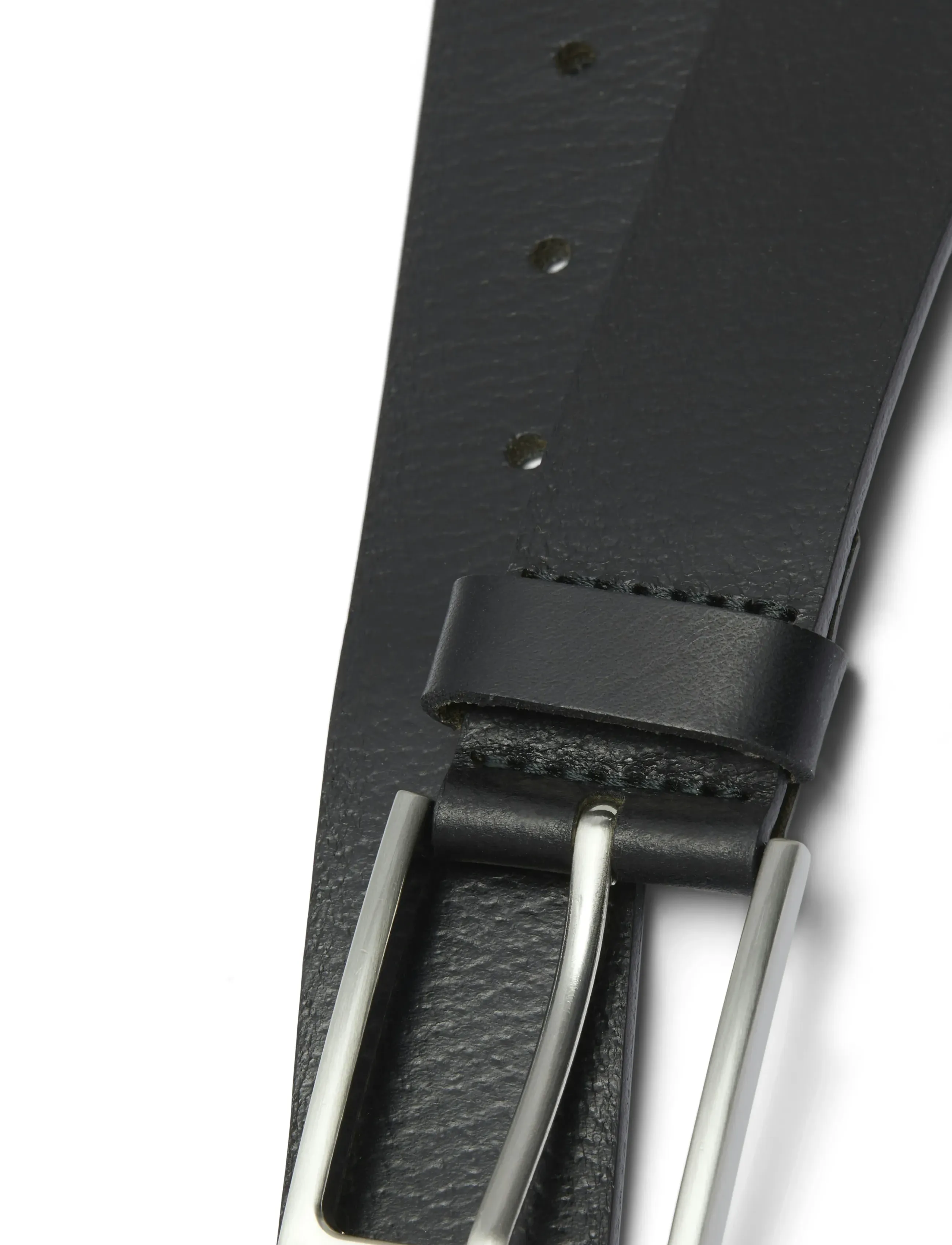 Jack & Jones - JACSTOCKHOLM LEATHER BELT NOOS - klassisch gürtel - black - 3