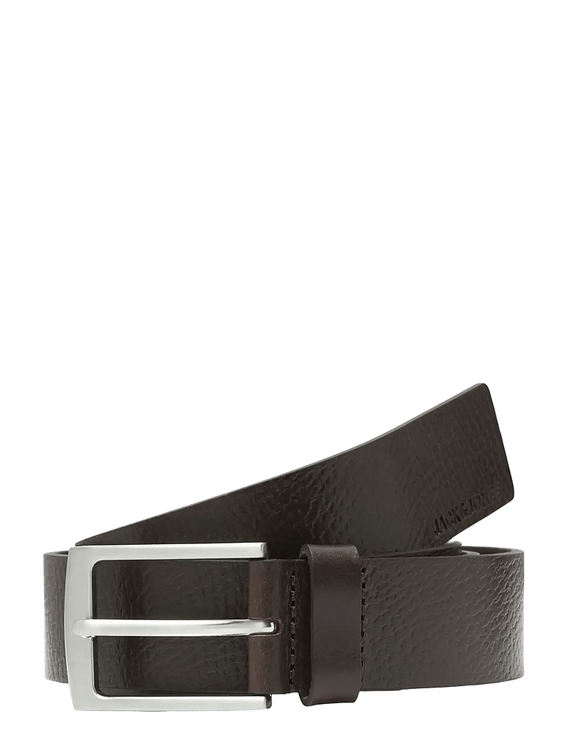 Jack & Jones - JACSTOCKHOLM LEATHER BELT NOOS - klassiska skärp - black coffee - 1