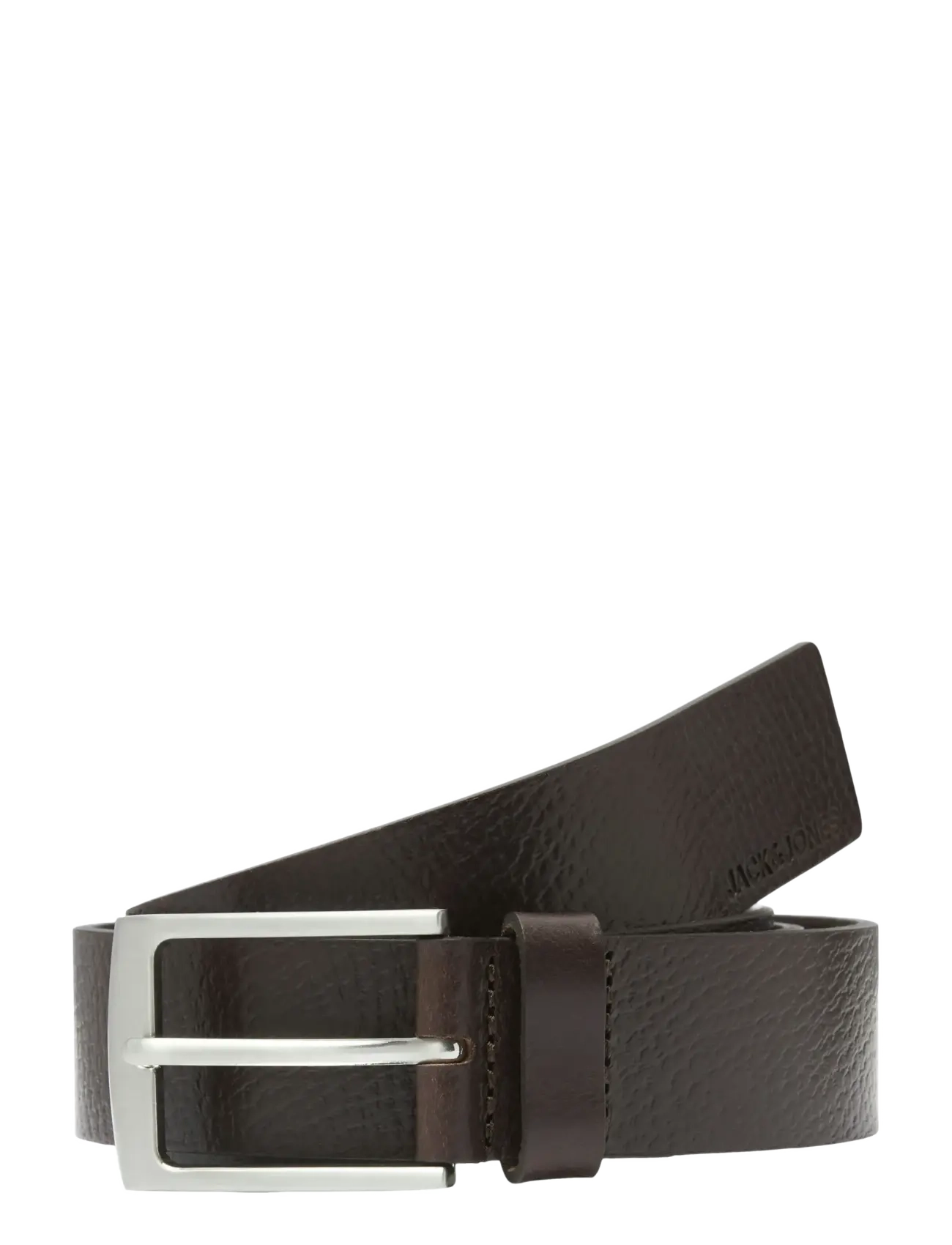 Jack & Jones JACSTOCKHOLM LEATHER BELT NOOS - Accessories - BLACK COFFEE / brown