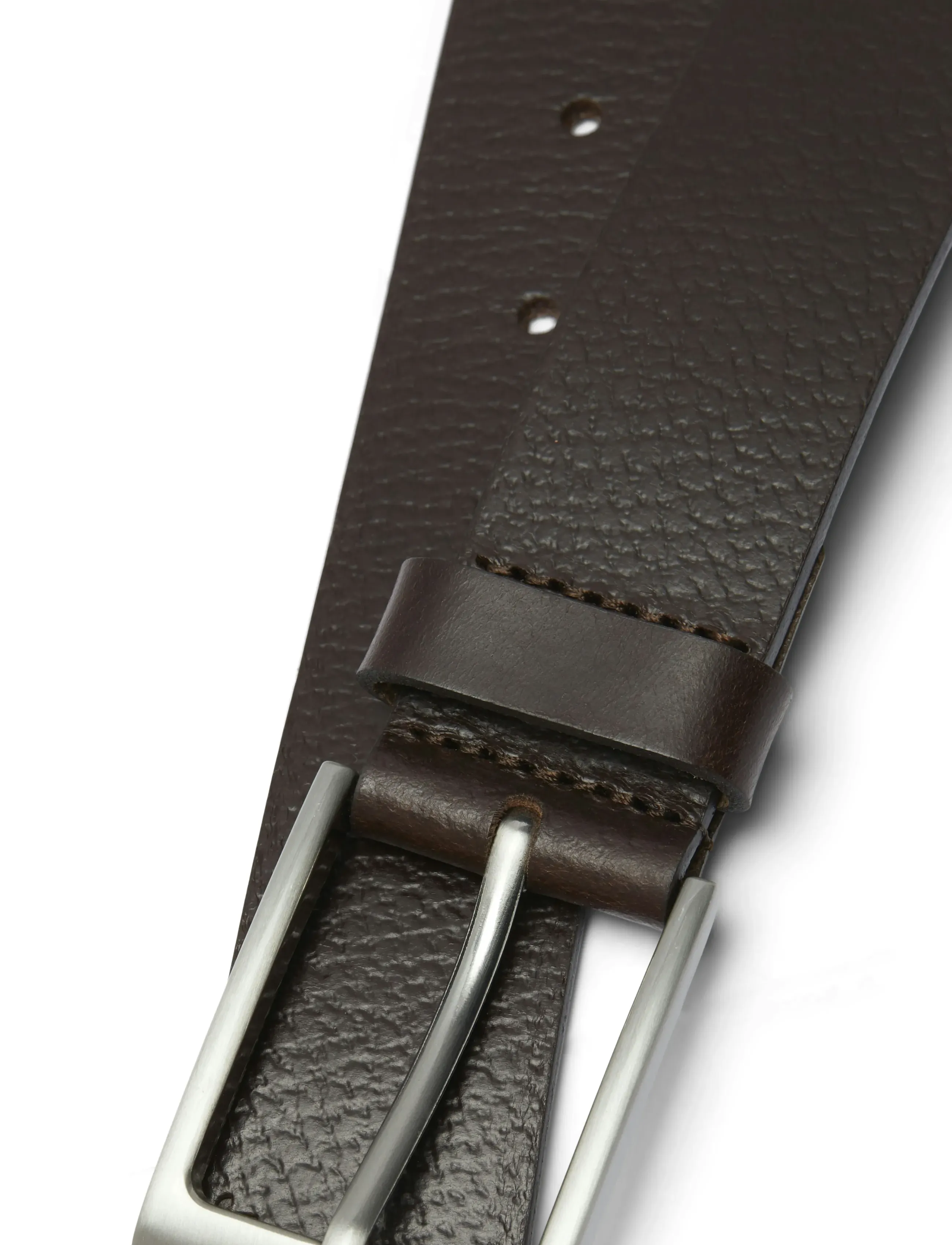 Jack & Jones - JACSTOCKHOLM LEATHER BELT NOOS - klassiske bælter - black coffee - 3