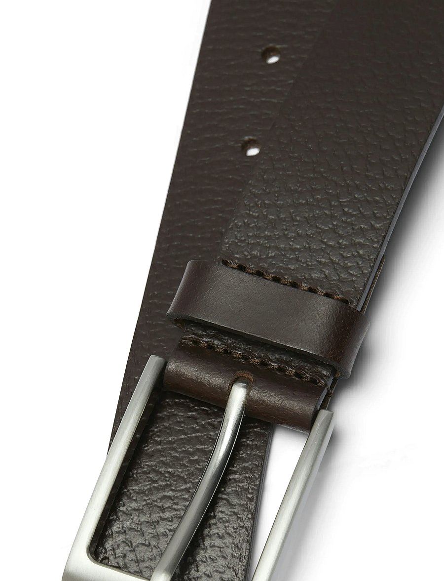 Jack & Jones - JACSTOCKHOLM LEATHER BELT NOOS - klassisch gürtel - black coffee - 3