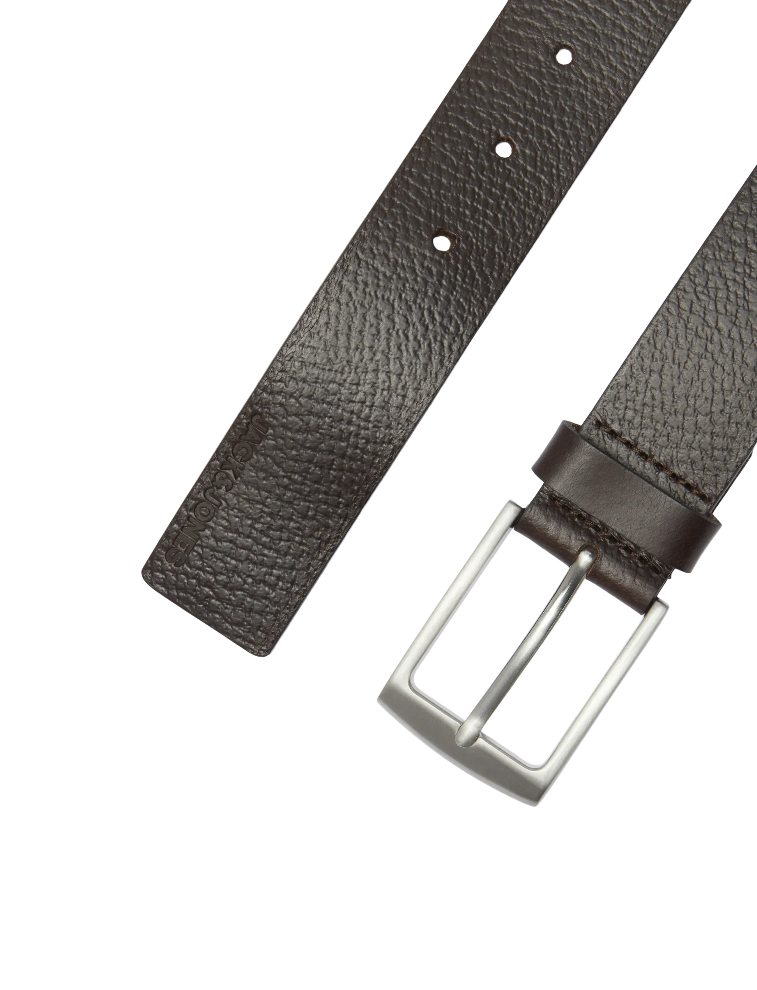 Jack & Jones - JACSTOCKHOLM LEATHER BELT NOOS - klassiske bælter - black coffee - 4