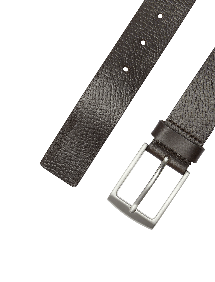 Jack & Jones - JACSTOCKHOLM LEATHER BELT NOOS - klassisch gürtel - black coffee - 4