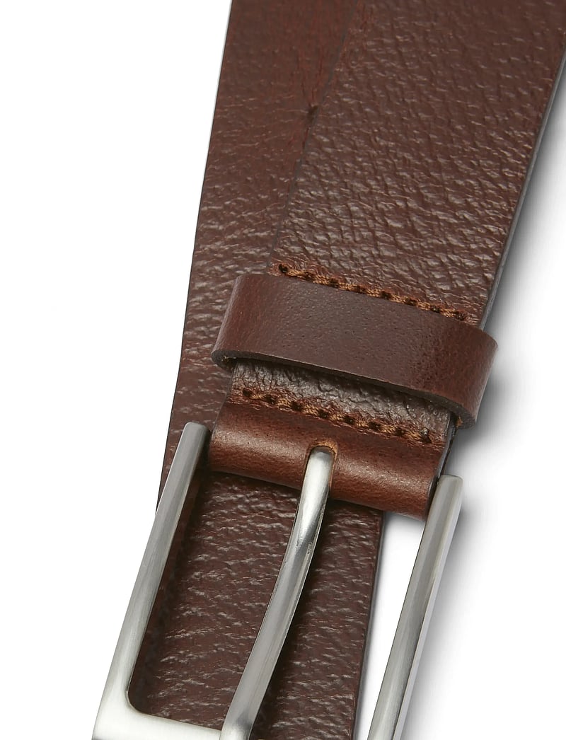 Jack & Jones - JACSTOCKHOLM LEATHER BELT NOOS - klassiska skärp - brown stone - 3