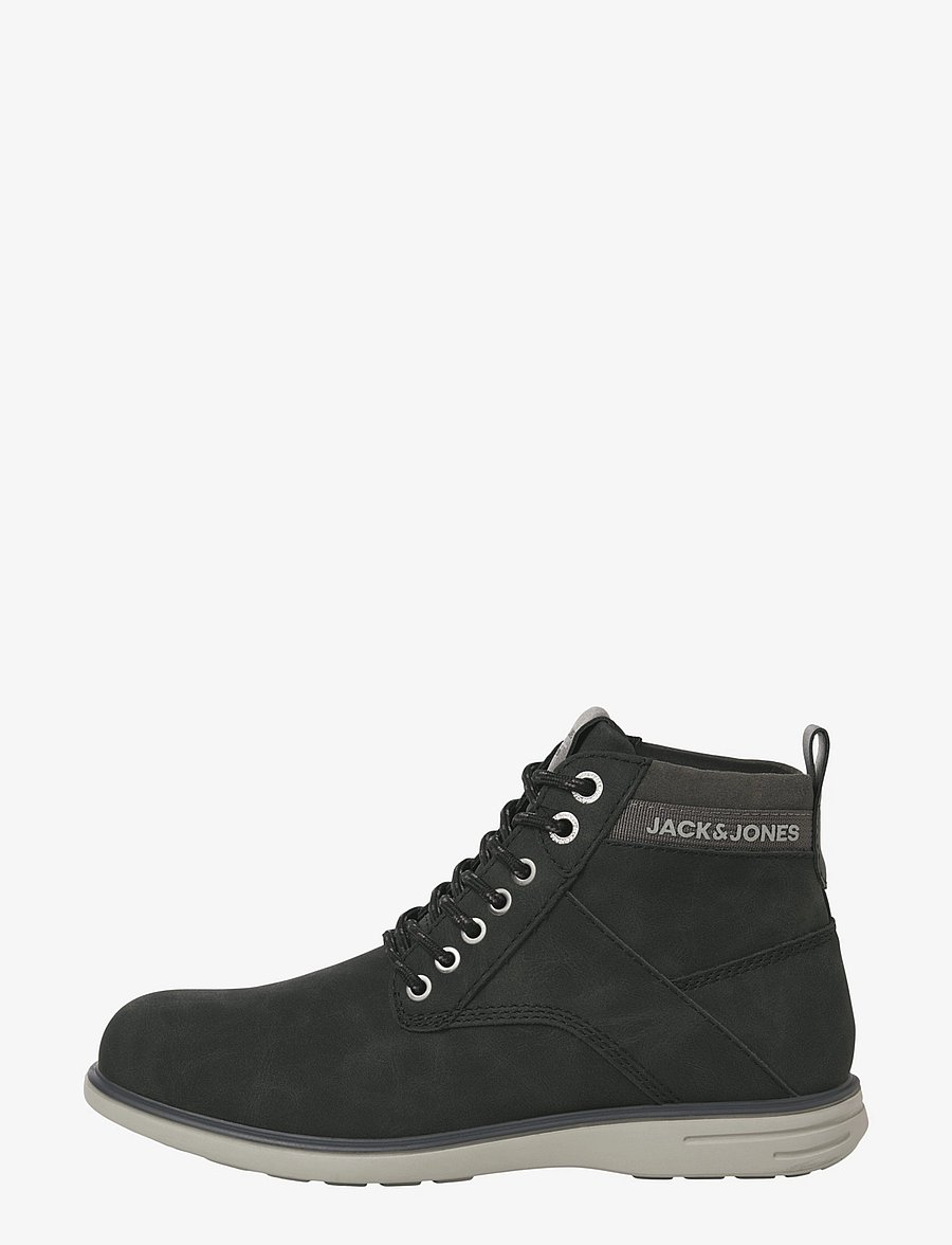 Jack & Jones - JFWDENVER PU COMBO BOOT - paeltega saapad - anthracite - 1