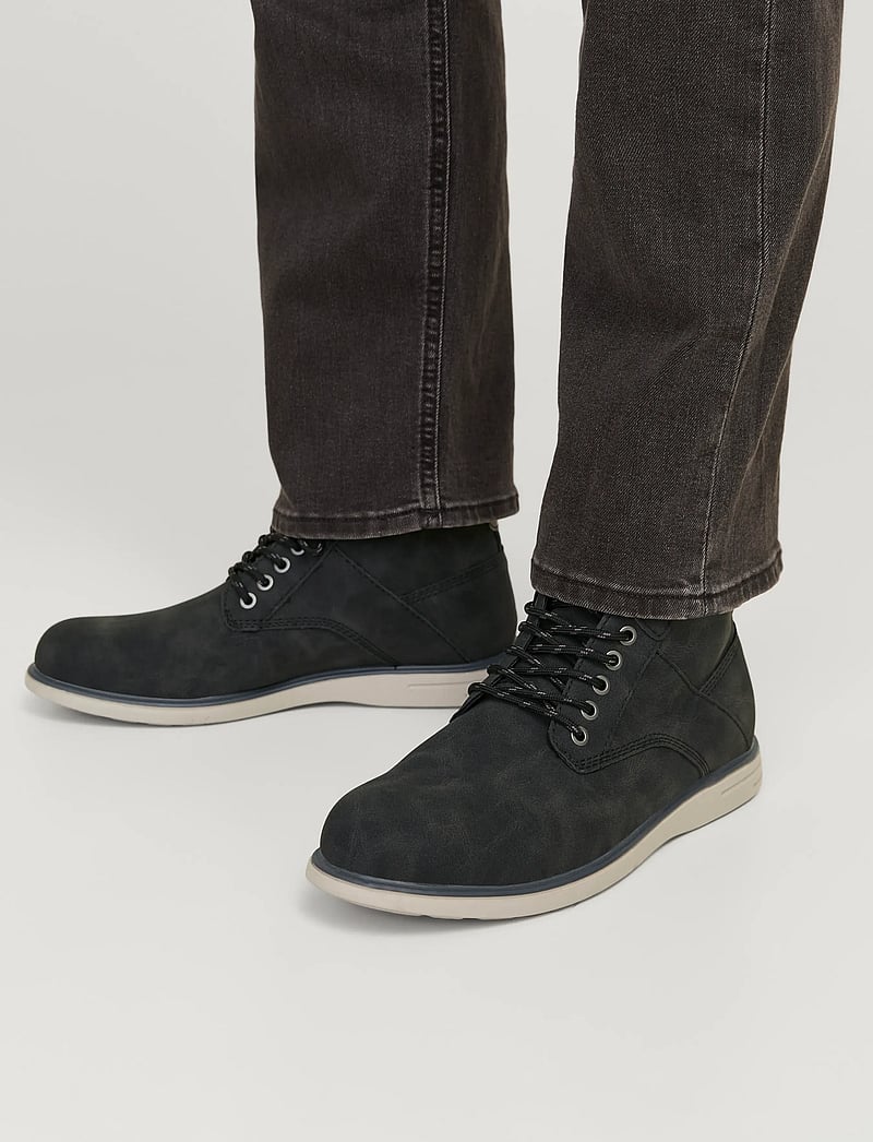 Jack & Jones - JFWDENVER PU COMBO BOOT - suvarstomi aulinukai - anthracite - 0