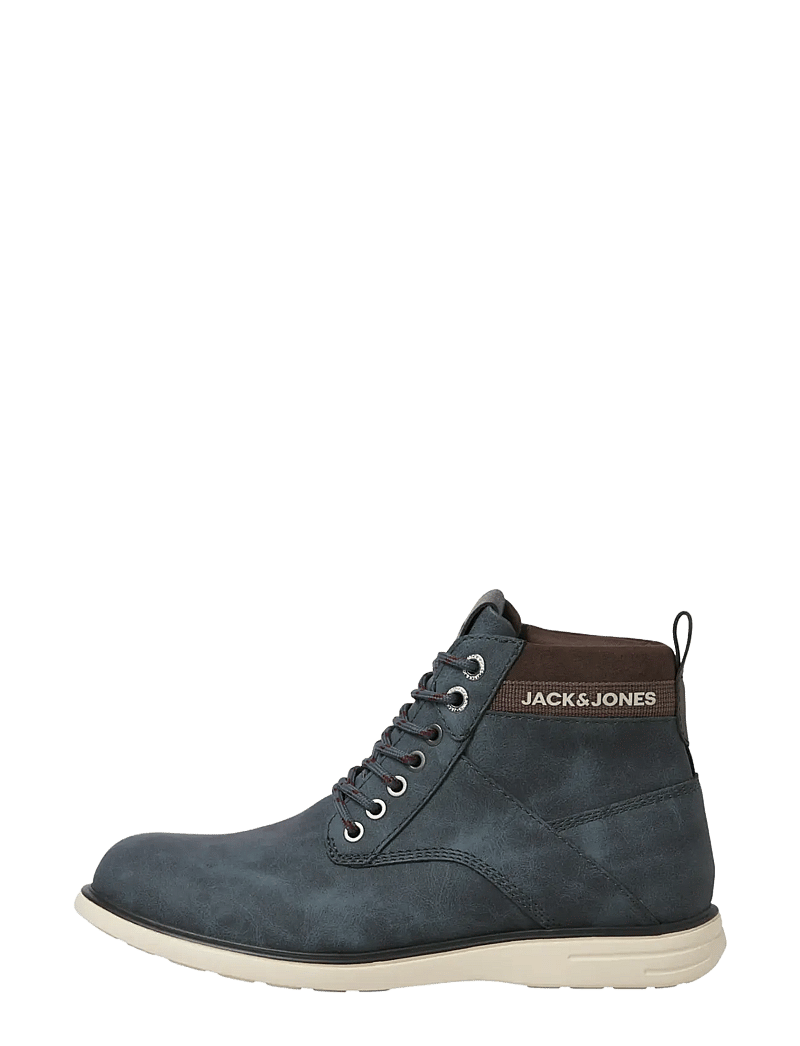 Jack & Jones - JFWDENVER PU COMBO BOOT - schnürboots - navy blazer - 0