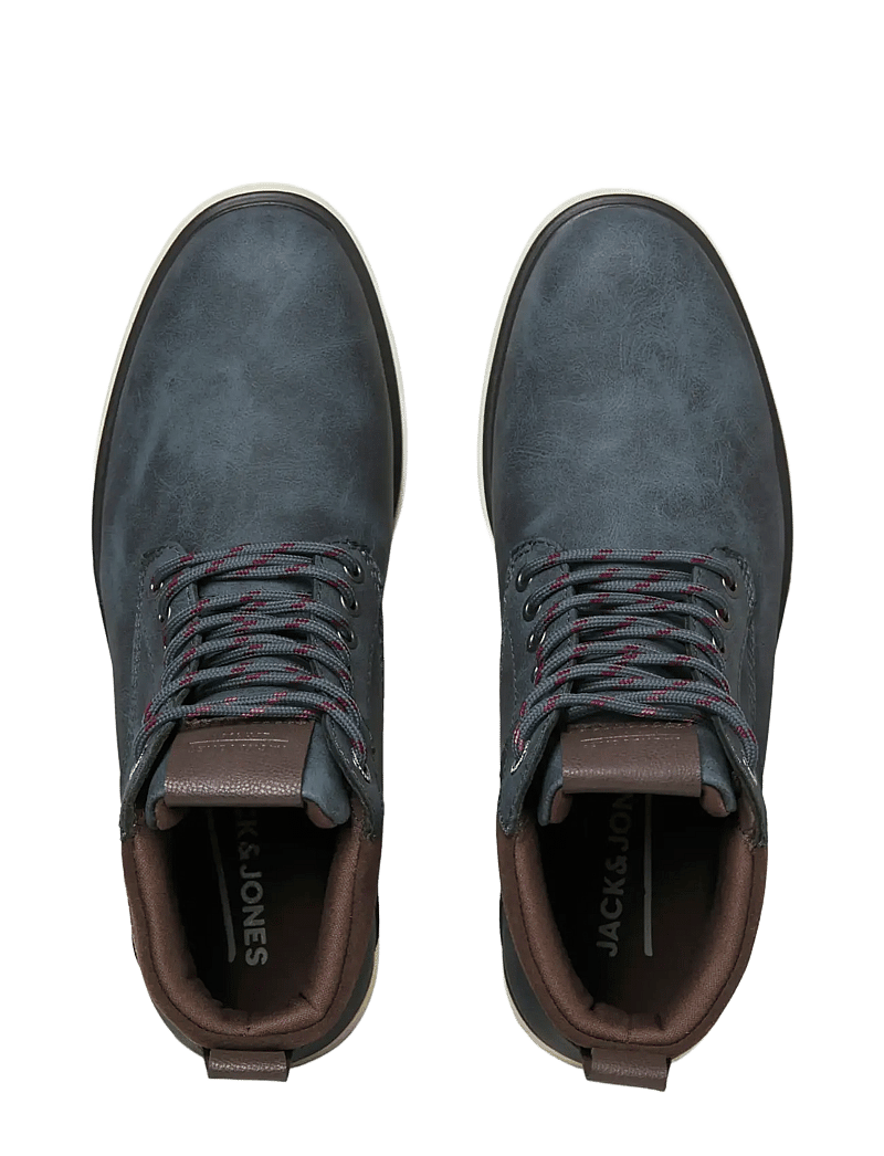 Jack & Jones - JFWDENVER PU COMBO BOOT - schnürboots - navy blazer - 1