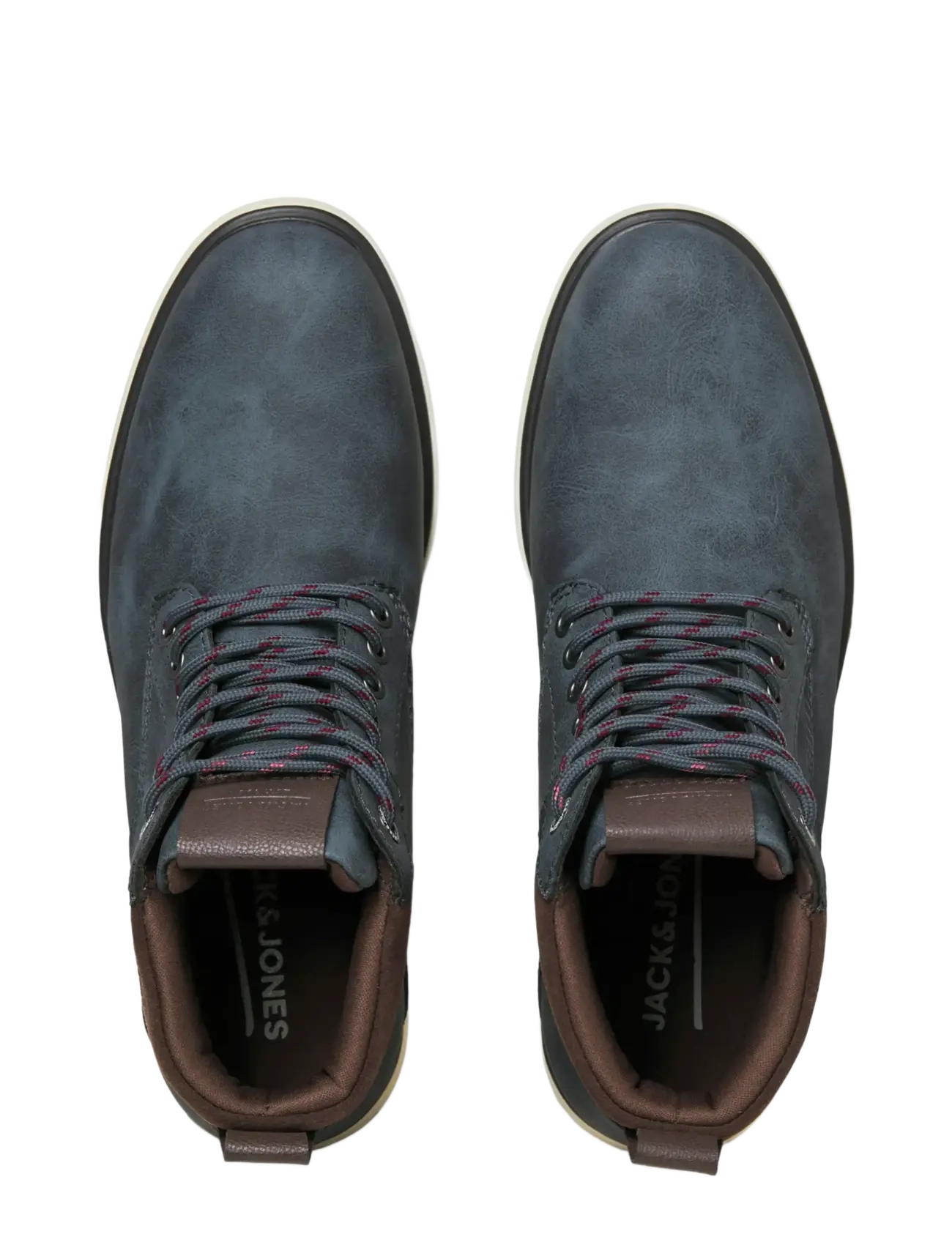 Jack & Jones - JFWDENVER PU COMBO BOOT - paeltega saapad - navy blazer - 1