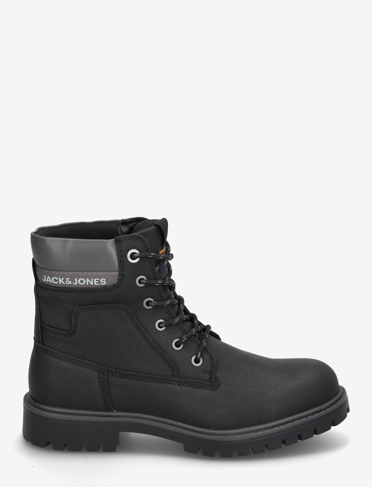 Jack & Jones - JFWFINIUS PU NUBUCK BOOT - paeltega saapad - anthracite - 2